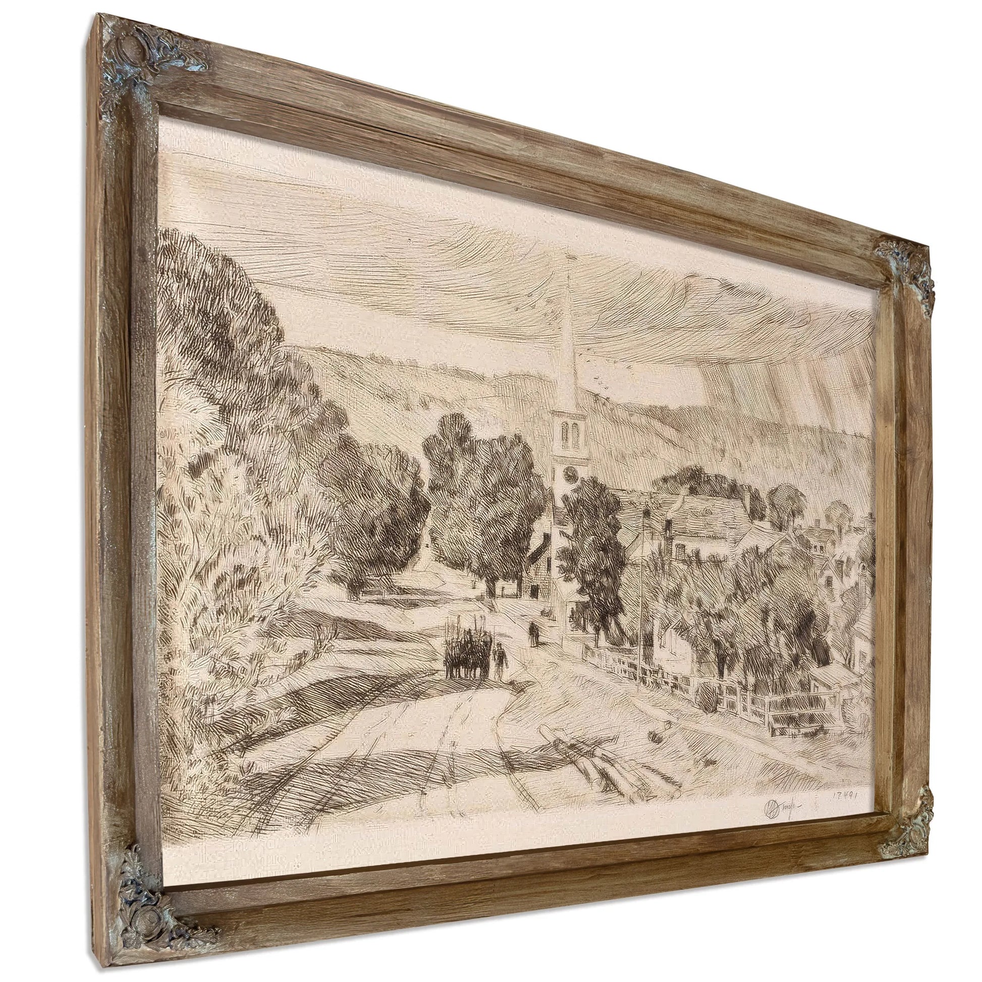 The Vermont Village (Peacham) By Childe Hassam Fine Art Print