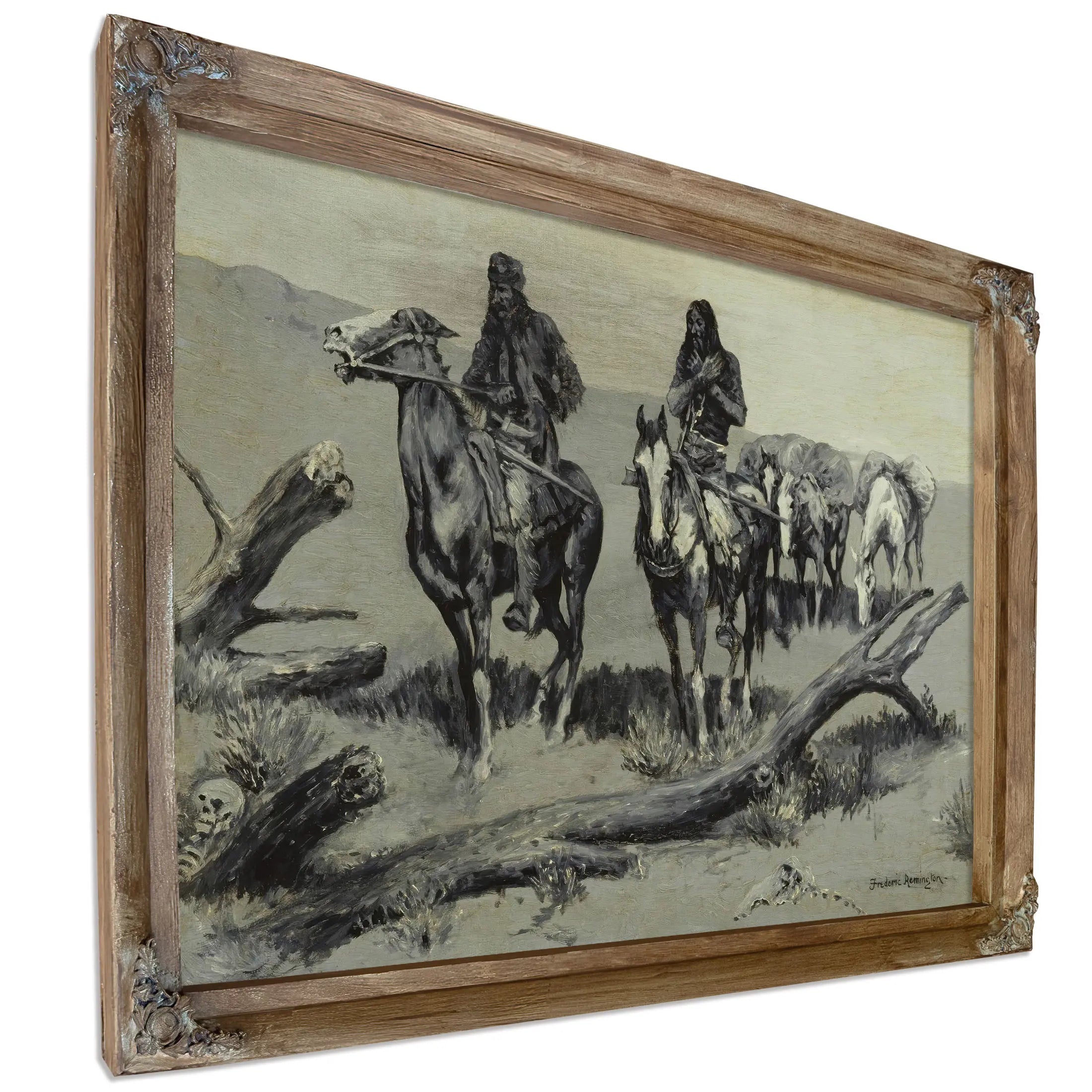 Dead Men The Discovery  by Frederic Remington