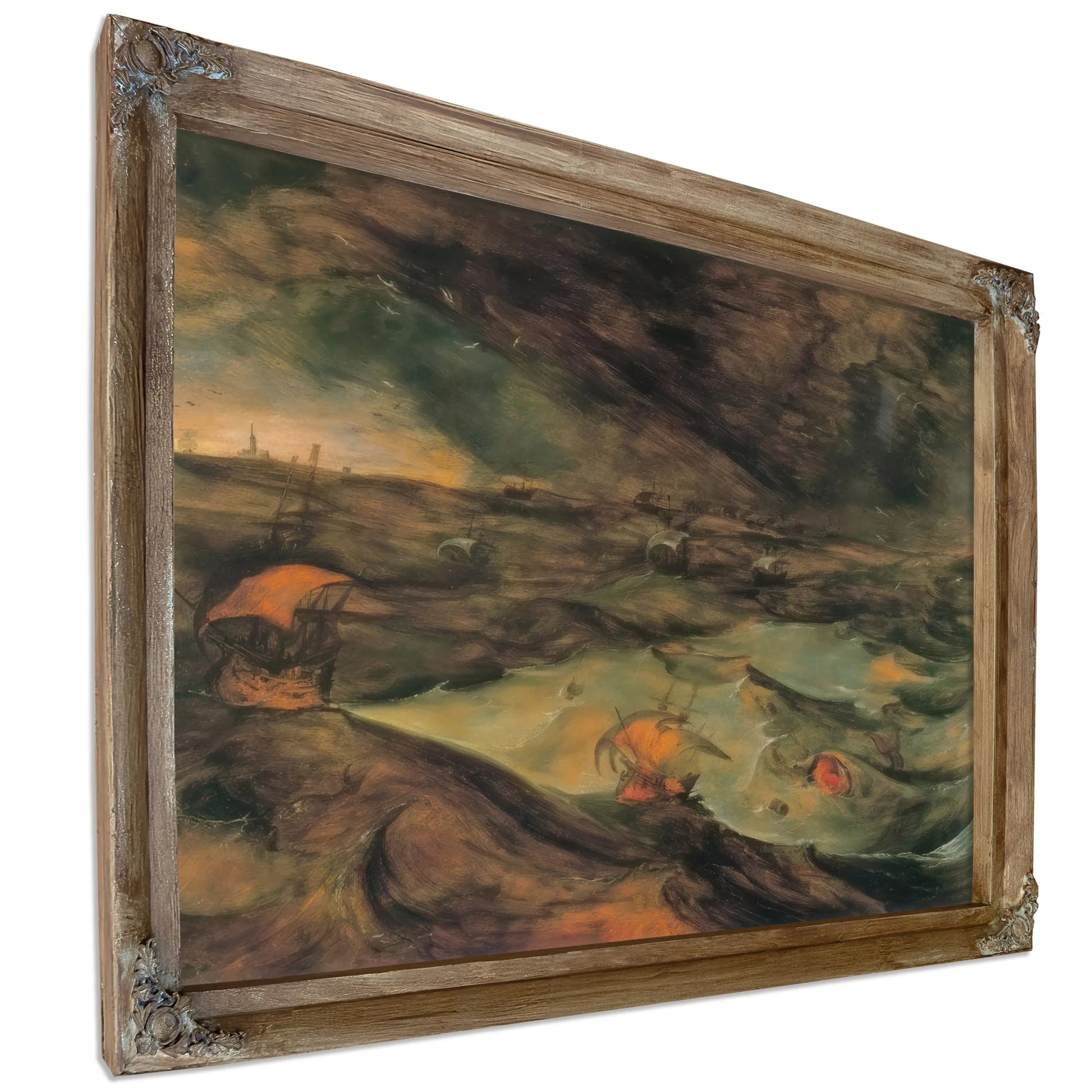 Storm At Sea 1568 By Pieter Bruegel Fine Art Print