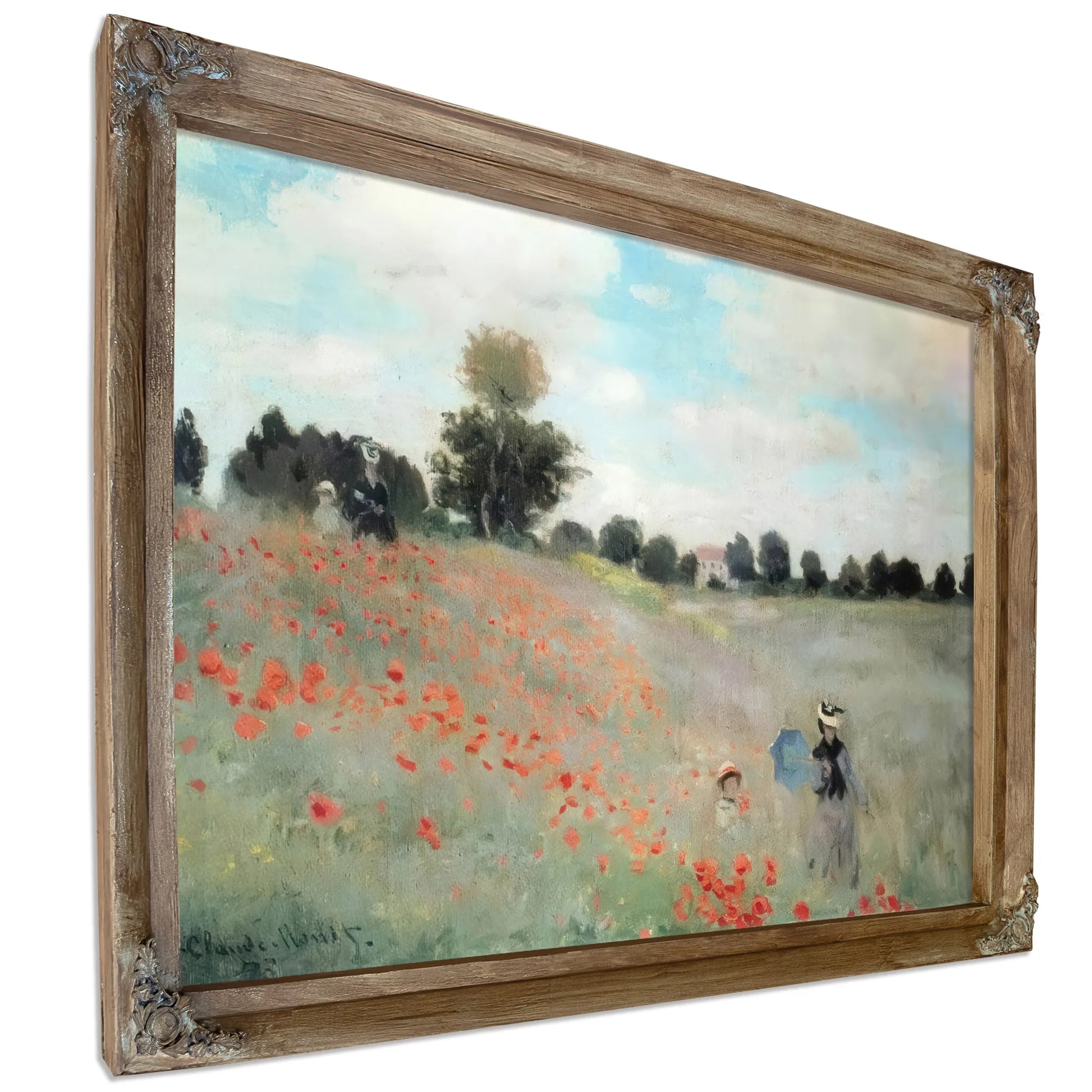 Poppies At Argenteuil By Claude Monet Fine Art Print