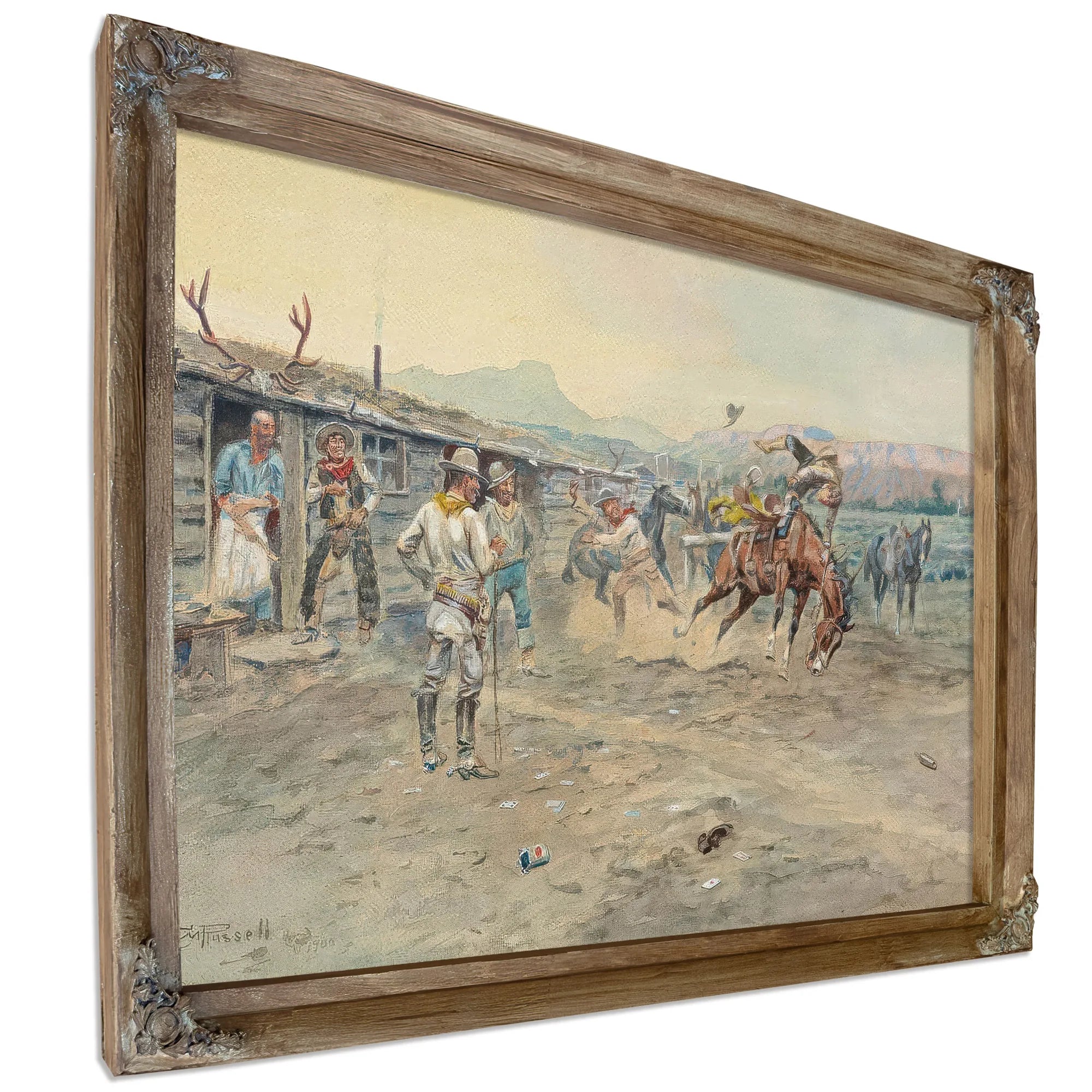 The Tenderfoot By Charles Marion Russell Fine Art Print