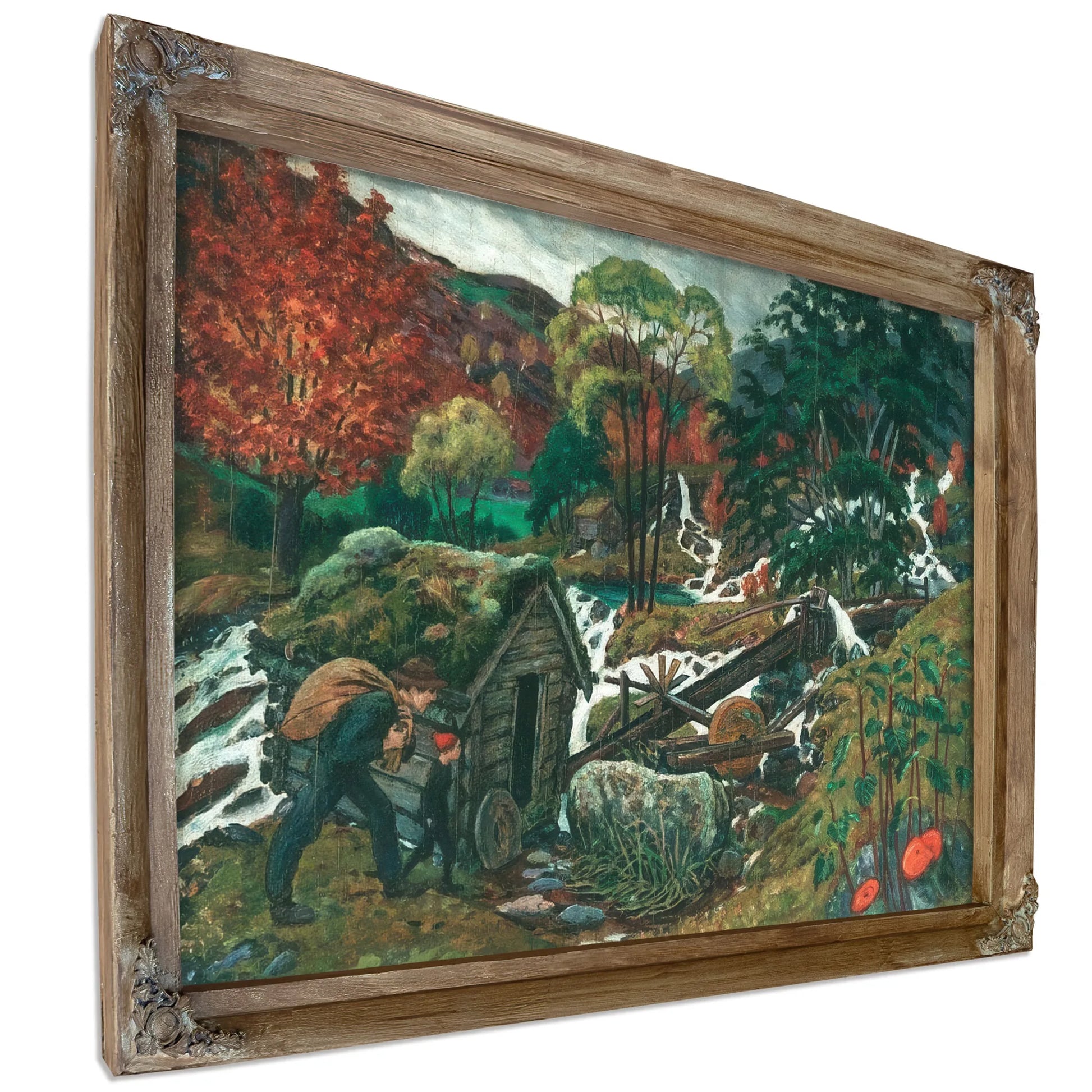Going To The Mill By Nicolai Astrup Fine Art Print
