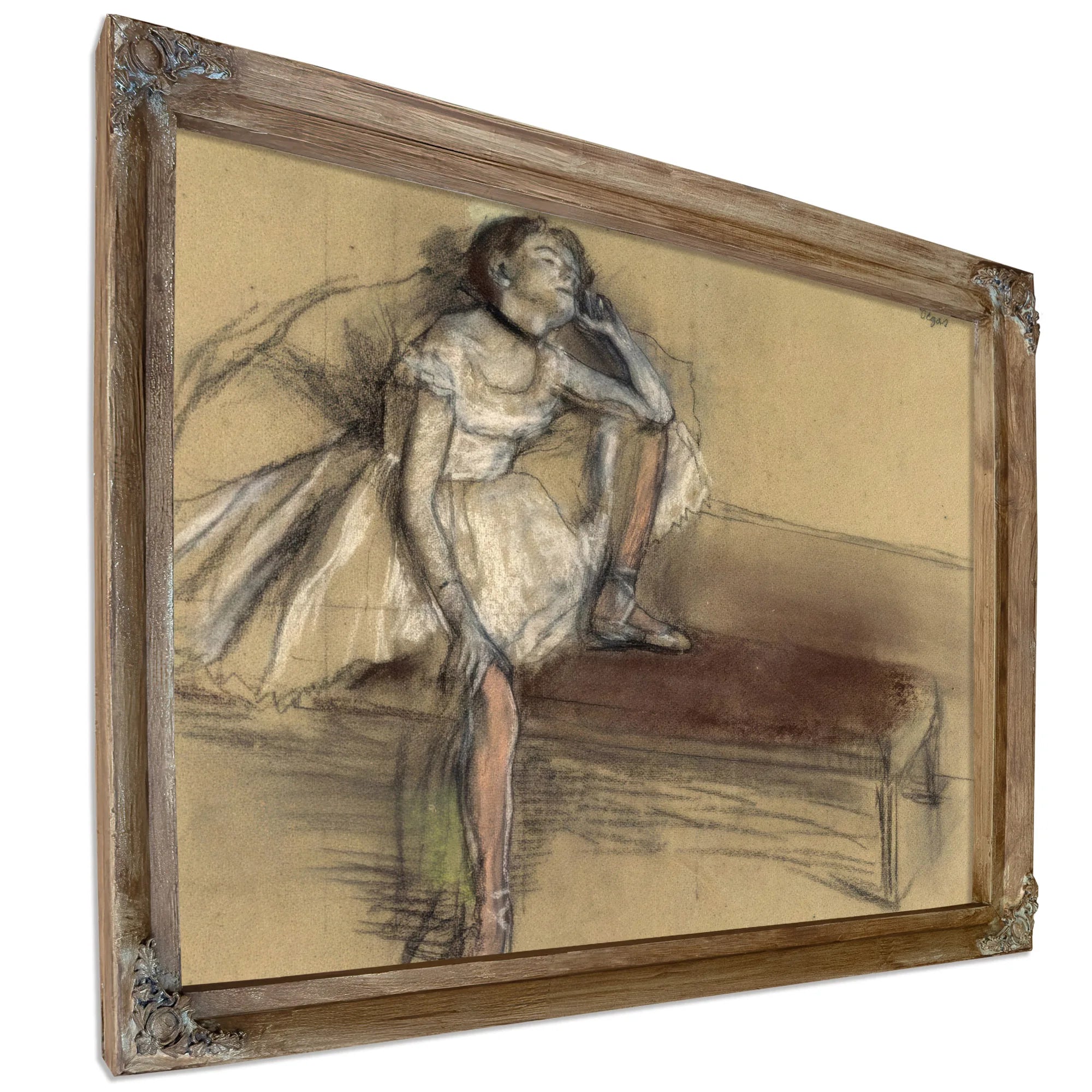 A. Coryphee Resting By Edgar Degas Fine Art Print