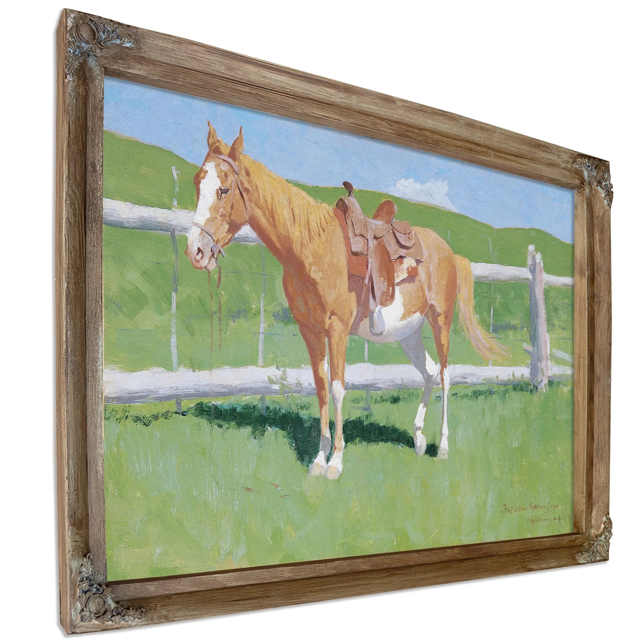 Sorrel Horse Study by Frederic Remington