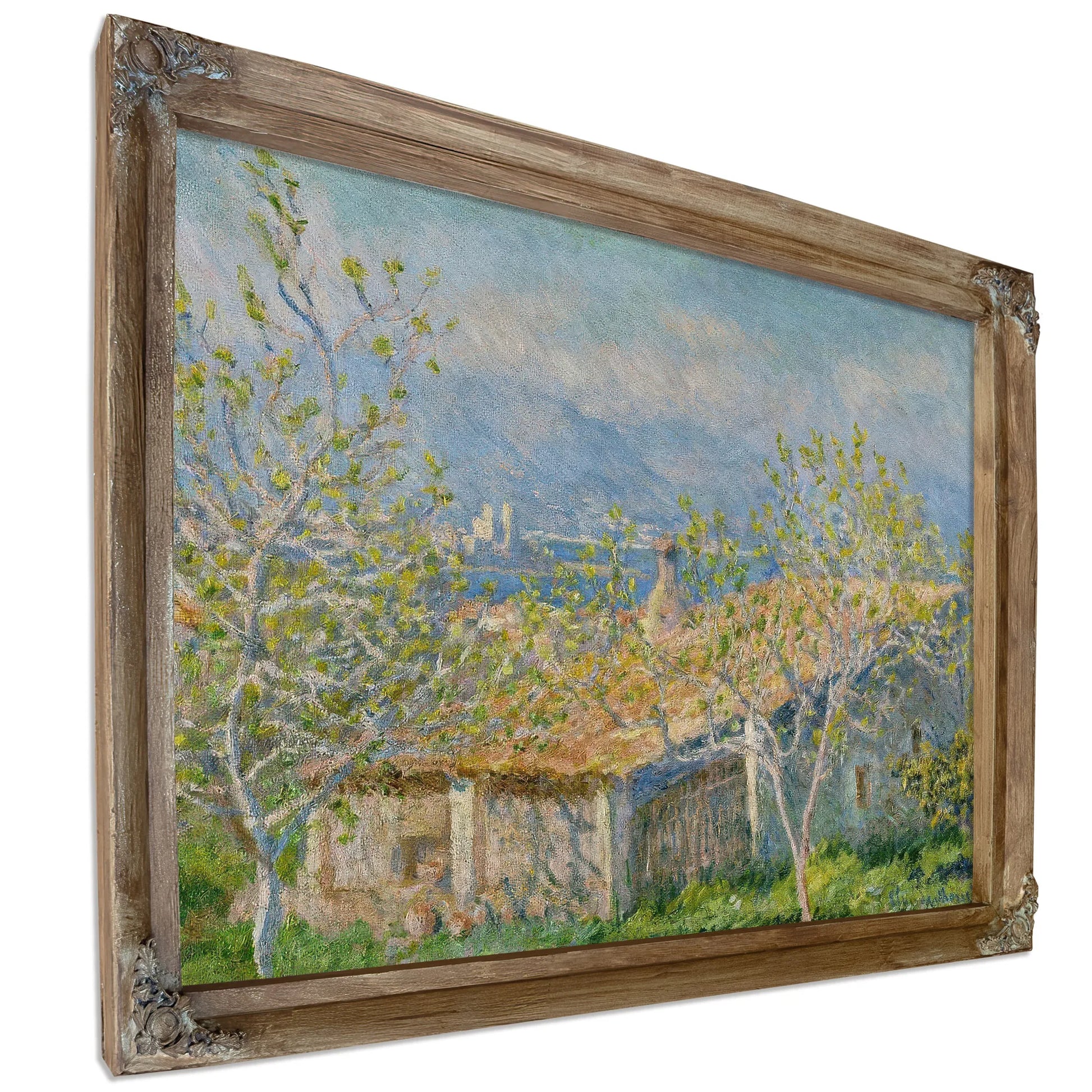Gardner's House At Antibes By Claude Monet Fine Art Print