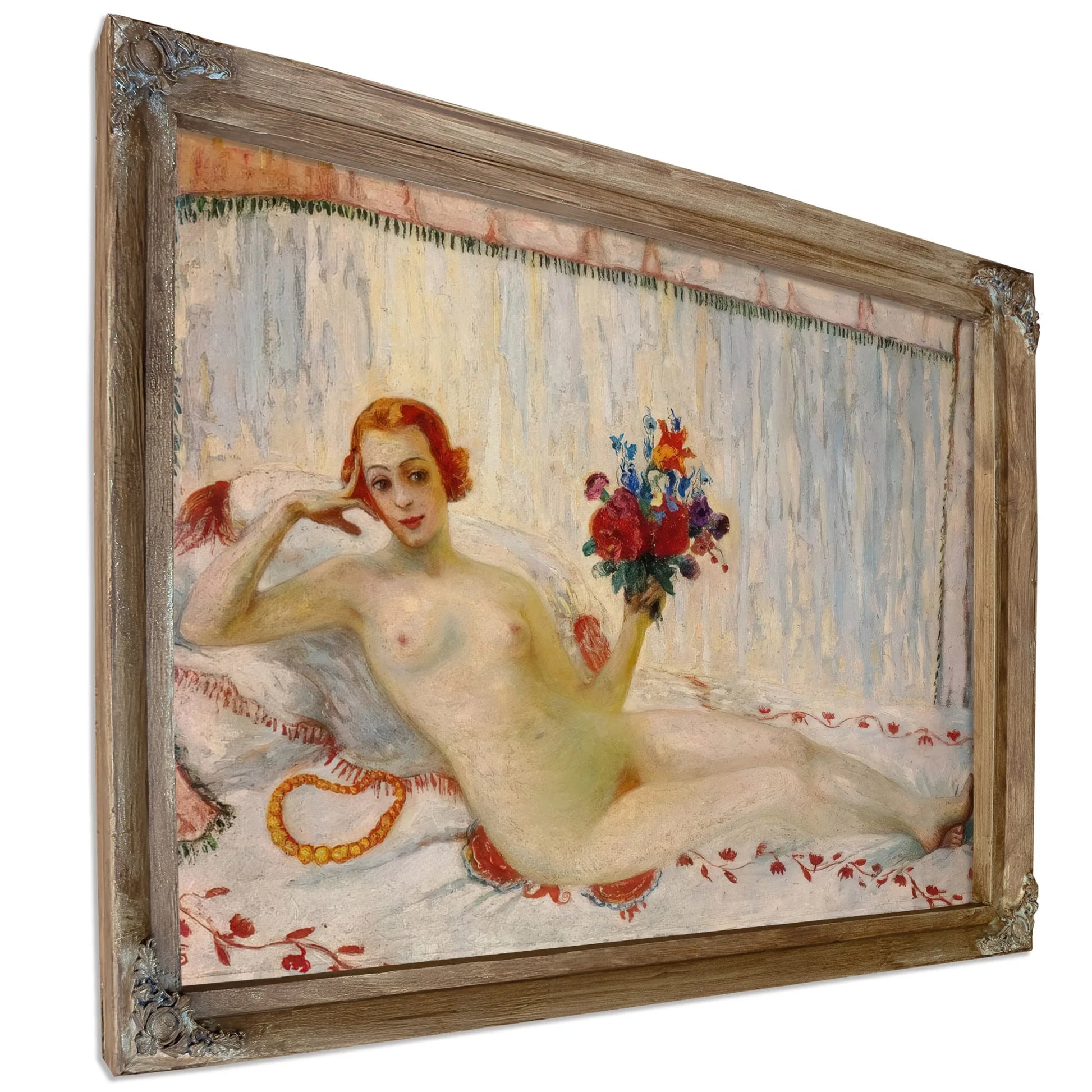 A Model By Florine Stettheimer Fine Art Print