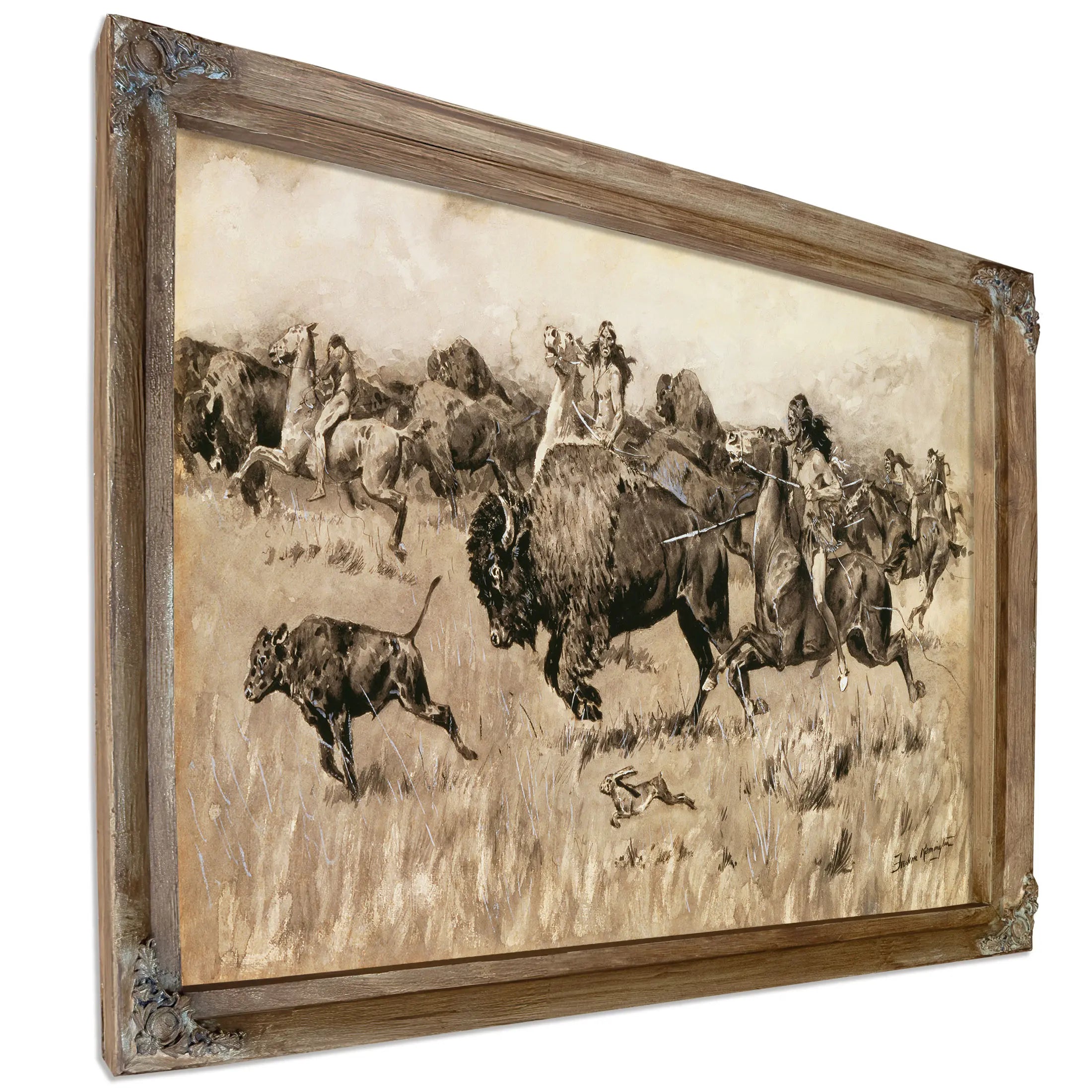Her Calf by Frederic Remington