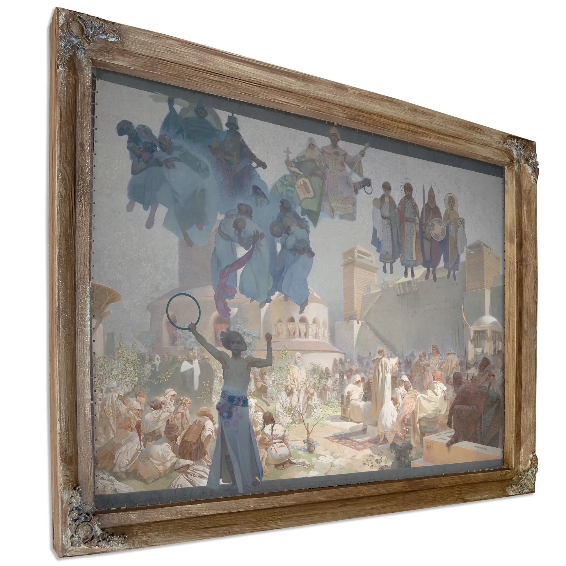 Introduction Of The Slavonic Liturgy by Alphonse Mucha