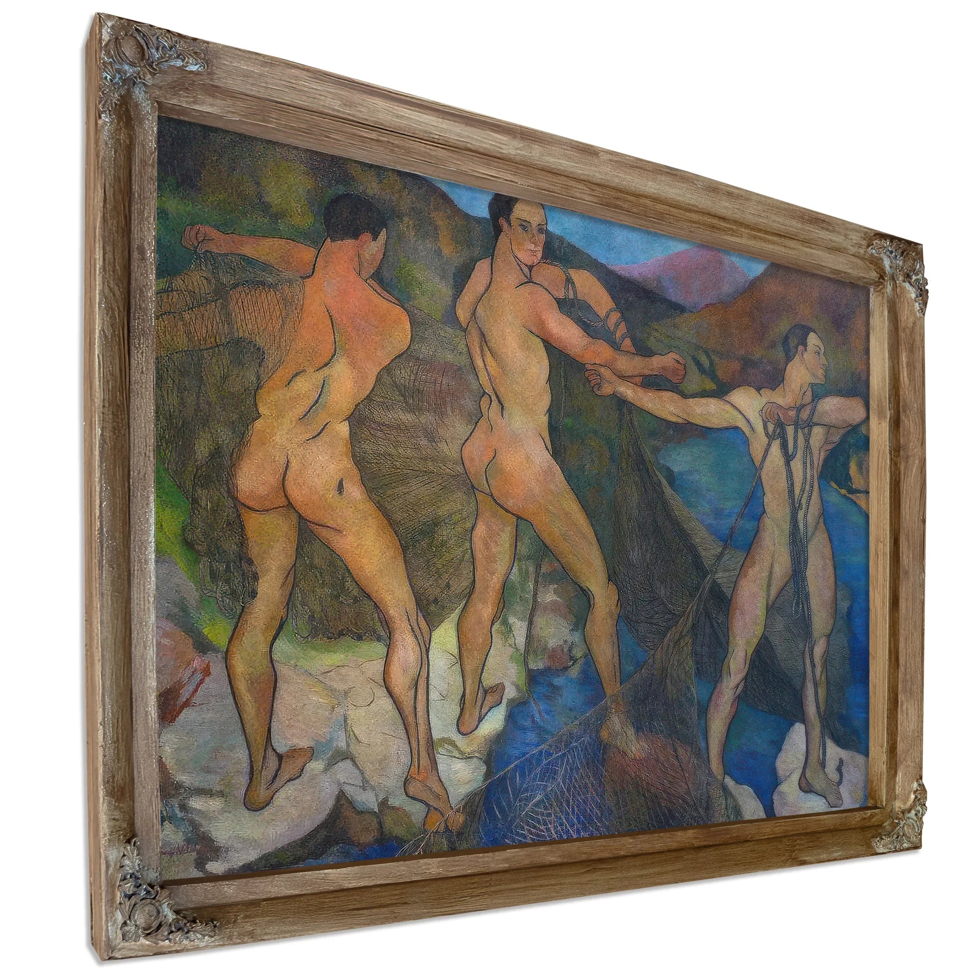 The Launch Of The Net 1914 By Suzanne Valadon Fine Art Print
