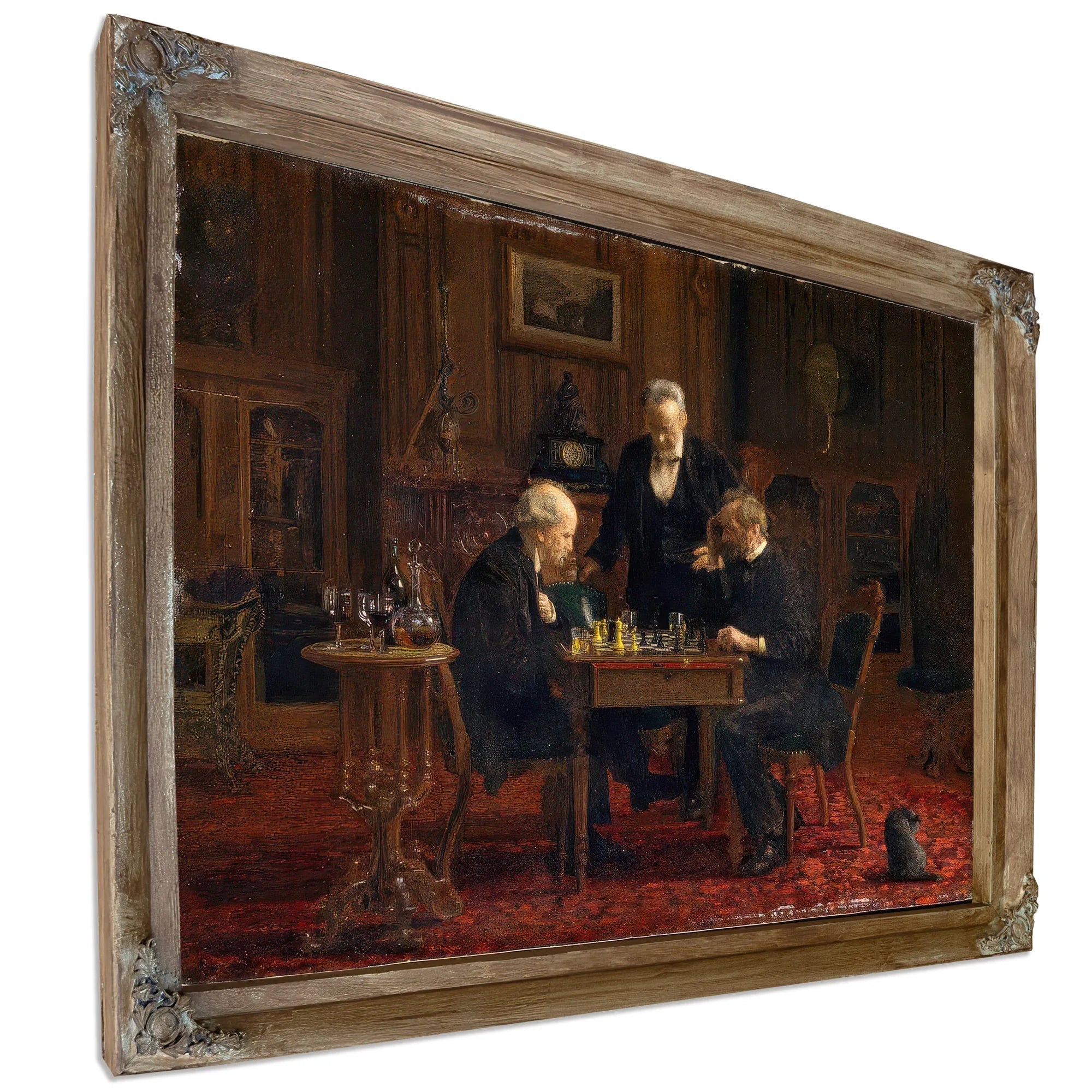 The Chess Players 1876 By Thomas Eakins Fine Art Print