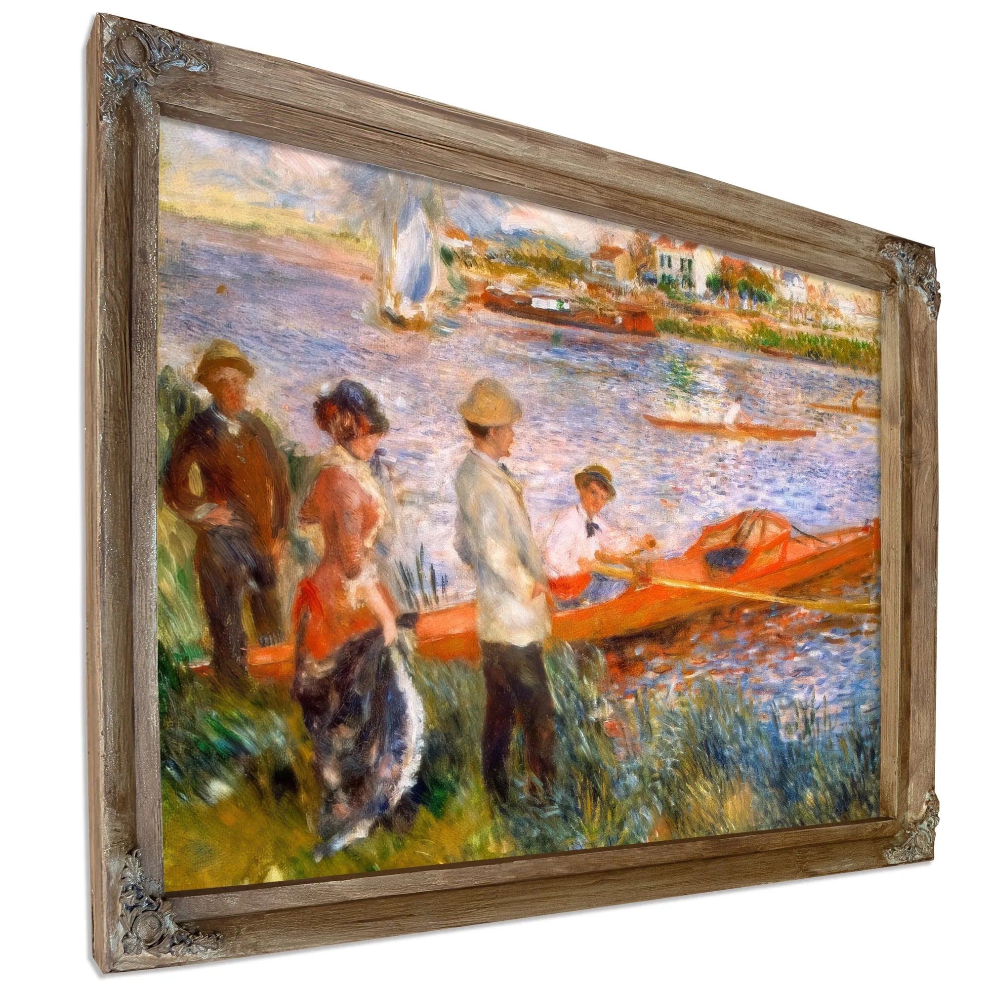 Oarsmen At Chatou By Pierre August Renoir Fine Art Print
