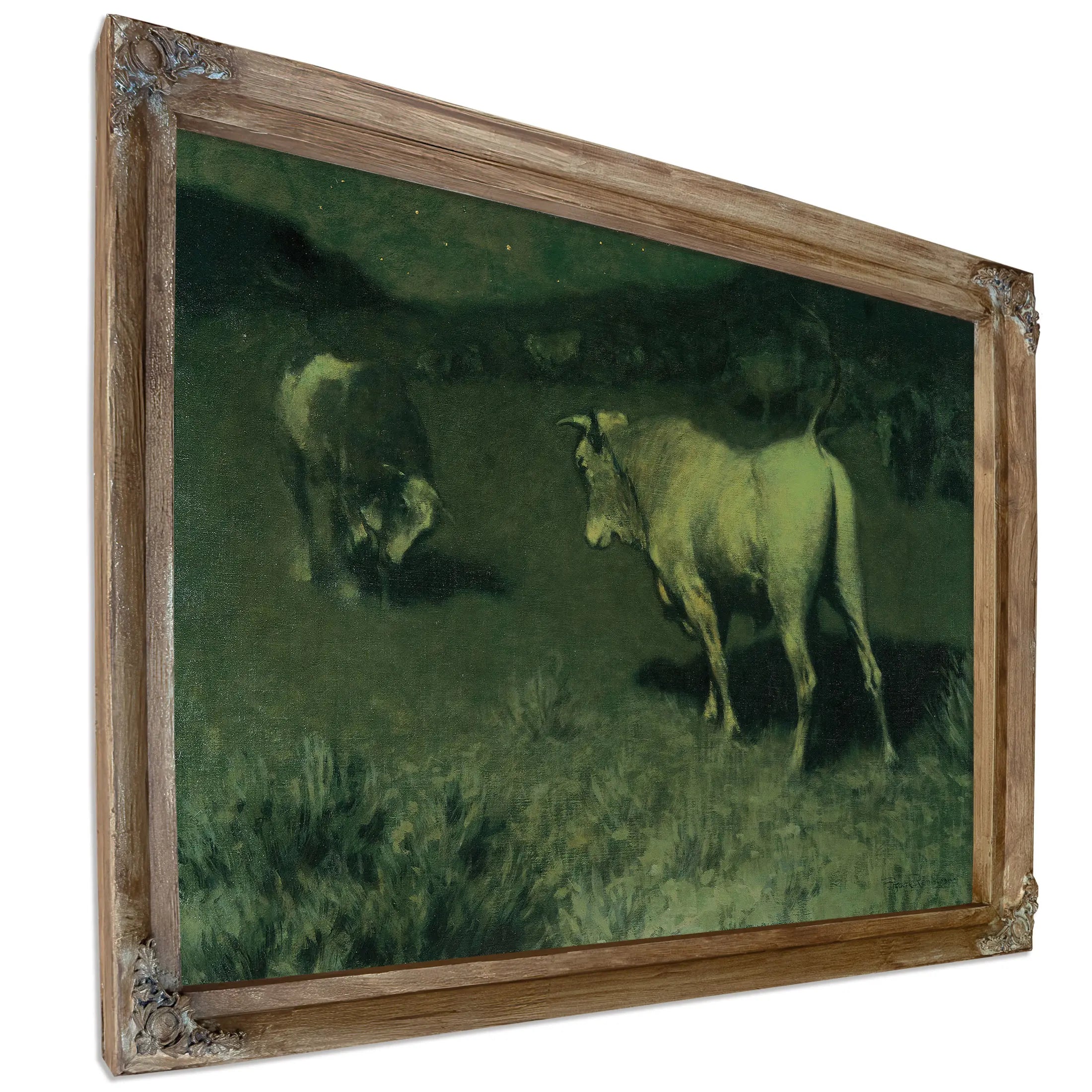 The Moaning Of The Bulls by Frederic Remington