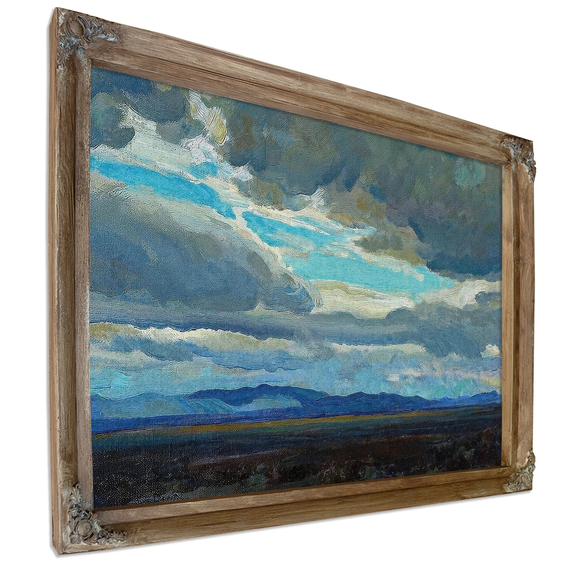 Approaching Storm Coast Range California 1921 By Maynard Dixon Fine Art Print