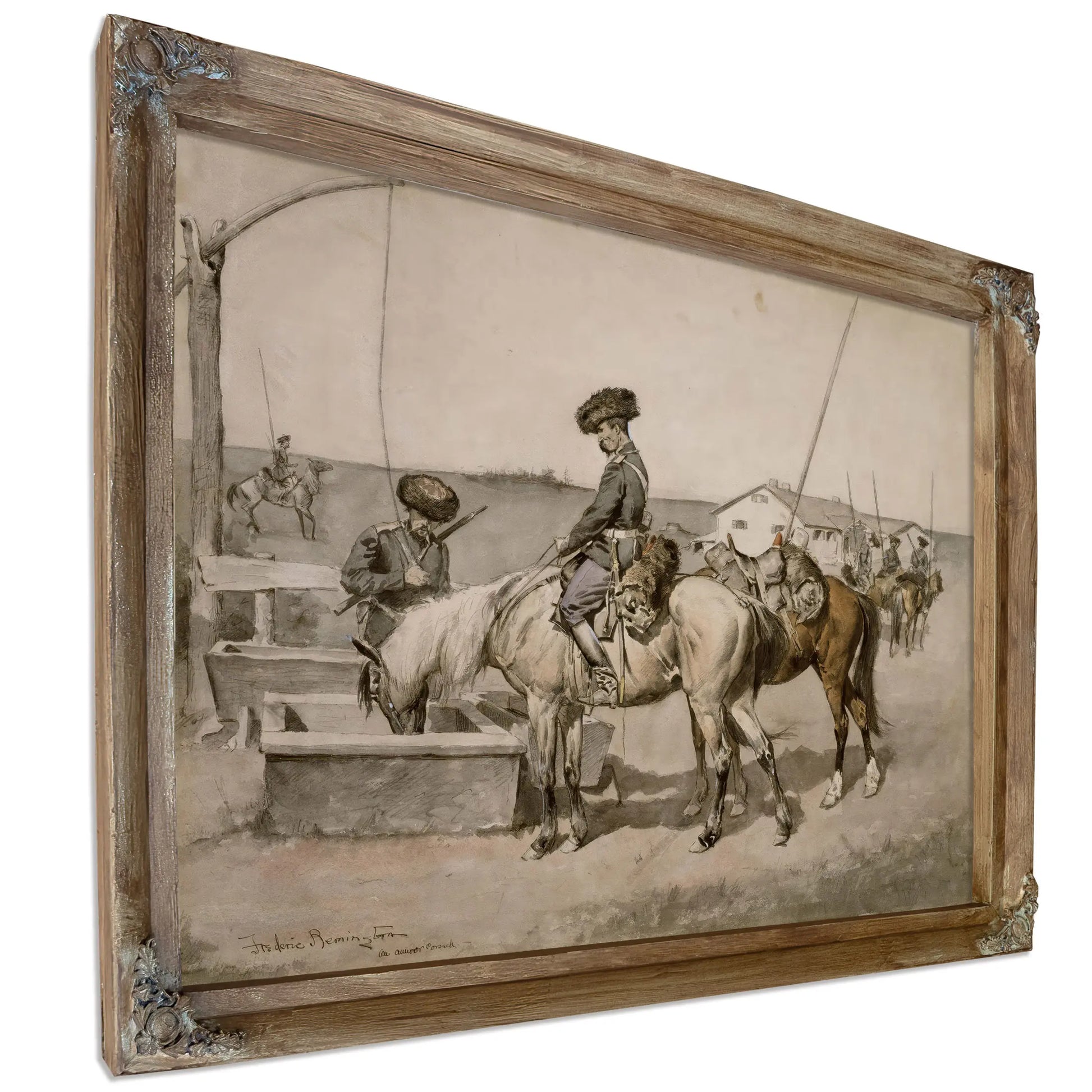  An Amoor Cossack G by Frederic Remington