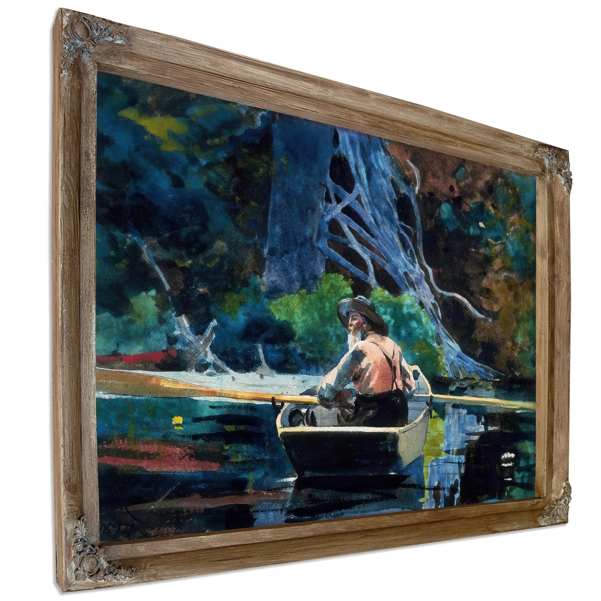 The Adirondacks Guide By Winslow Homer Fine Art Print