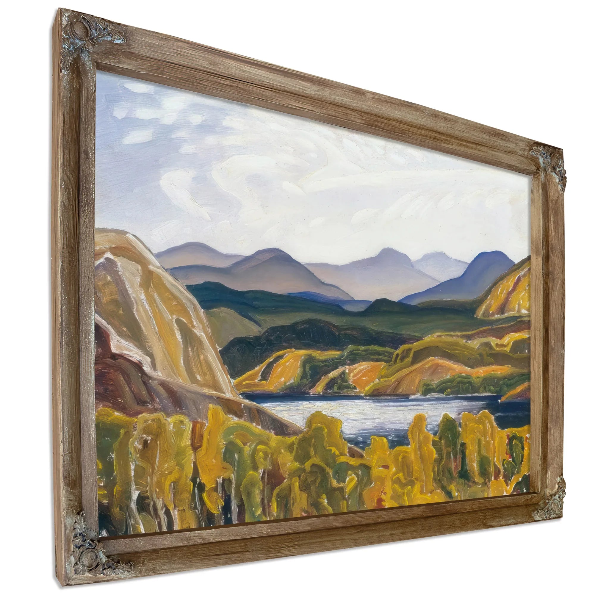 La Cloche Mountain And Lake By Frank Carmichael Fine Art Print