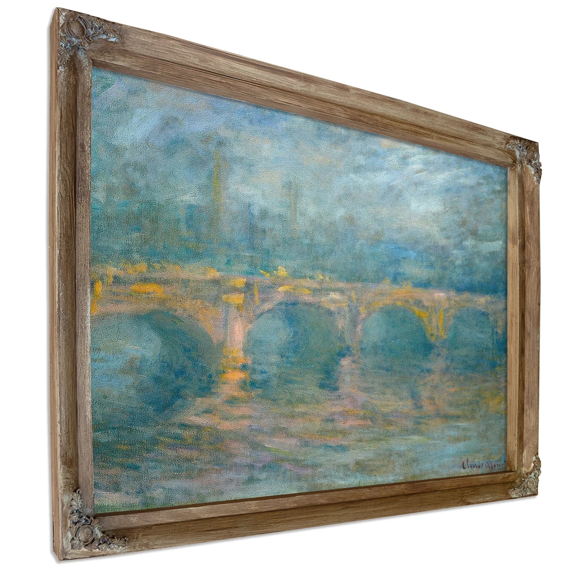 Waterloo Bridge London At Sunset By Claude Monet Fine Art Print