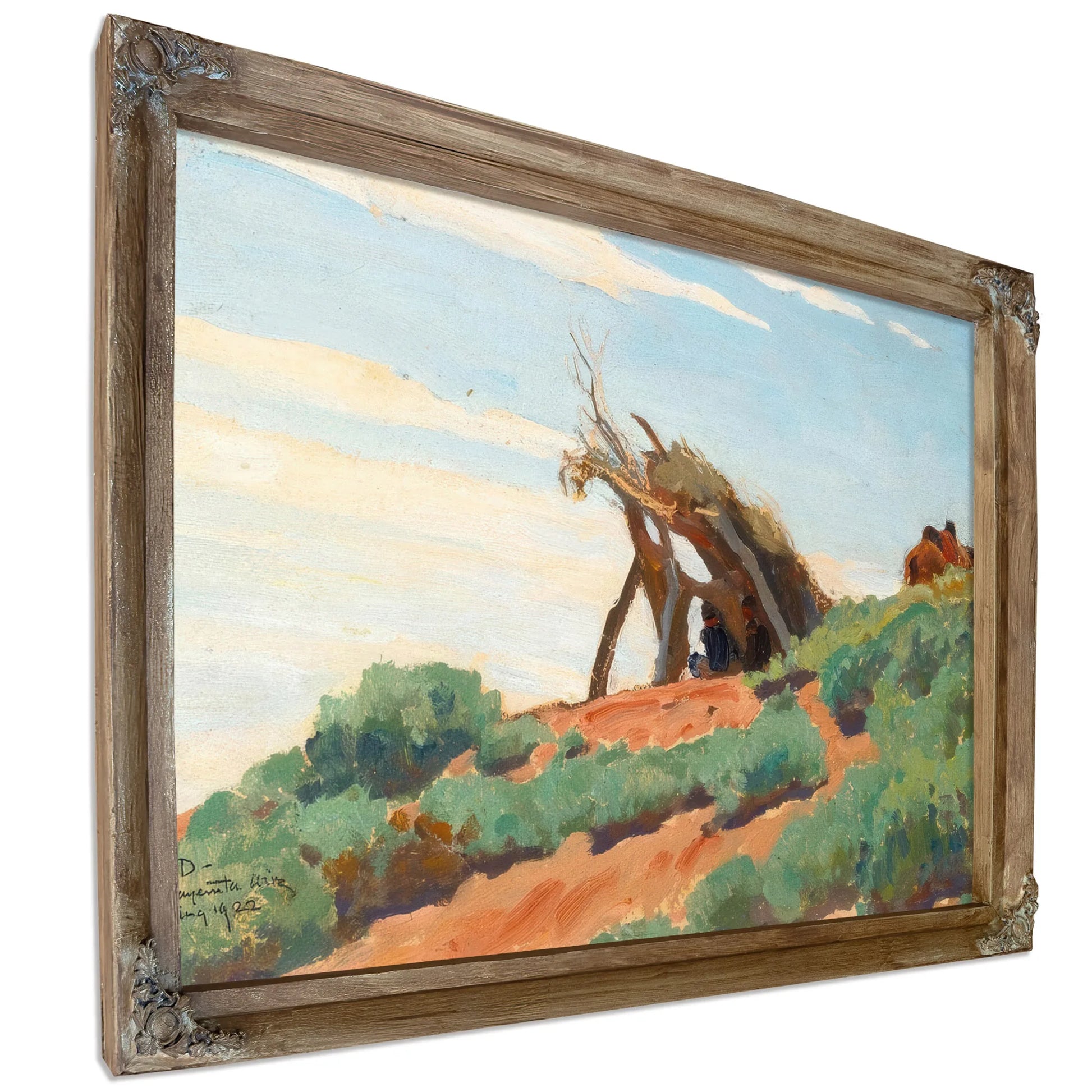 Navajo Sun Shelter (No. 85) 1922 By Maynard Dixon Fine Art Print
