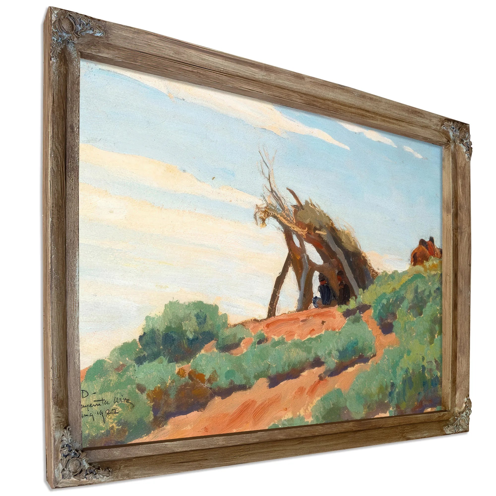 Navajo Sun Shelter (No. 85) 1922 By Maynard Dixon Fine Art Print