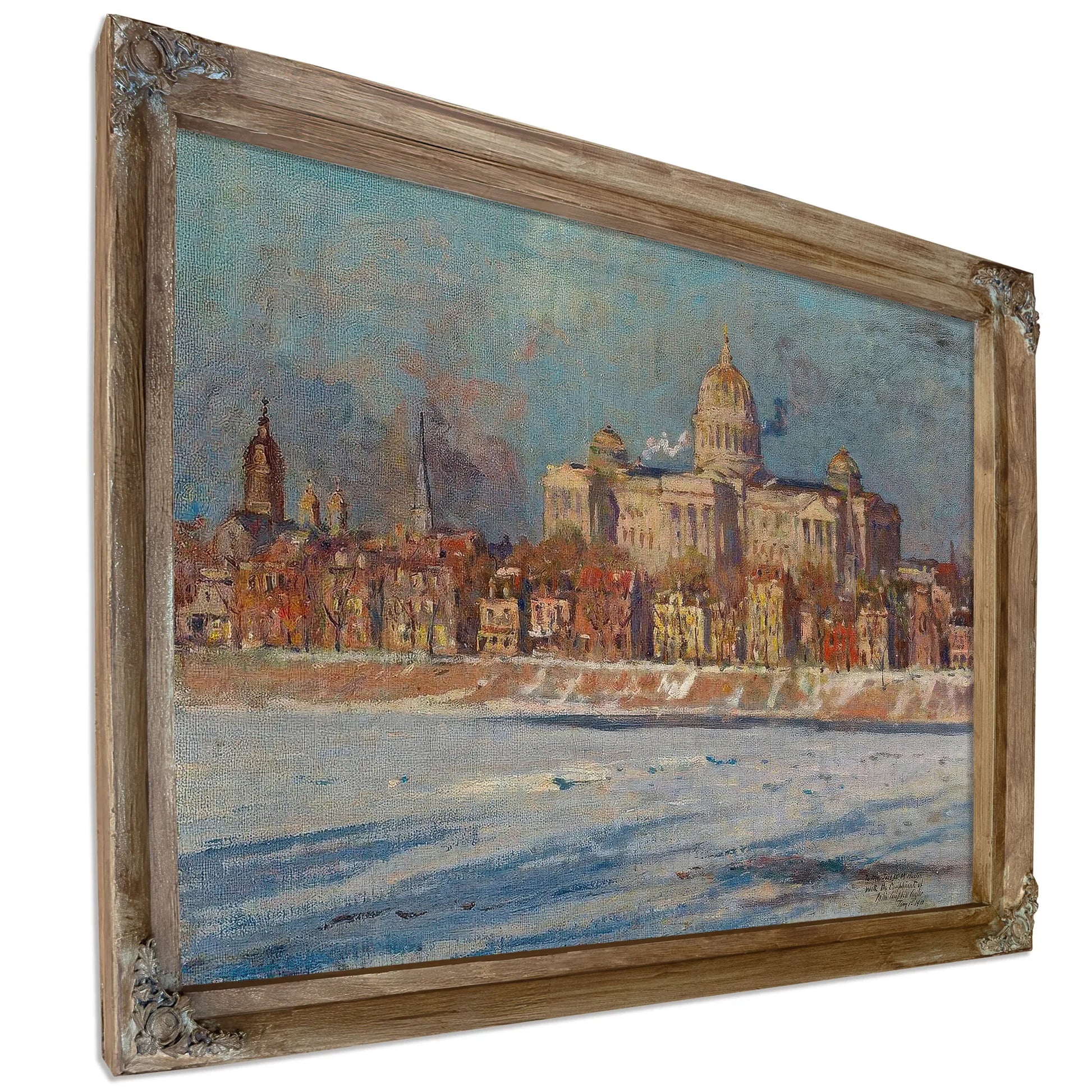 The Pennsylvania State Capitol Building, Harrisburg By Colin Campbell Cooper Fine Art Print
