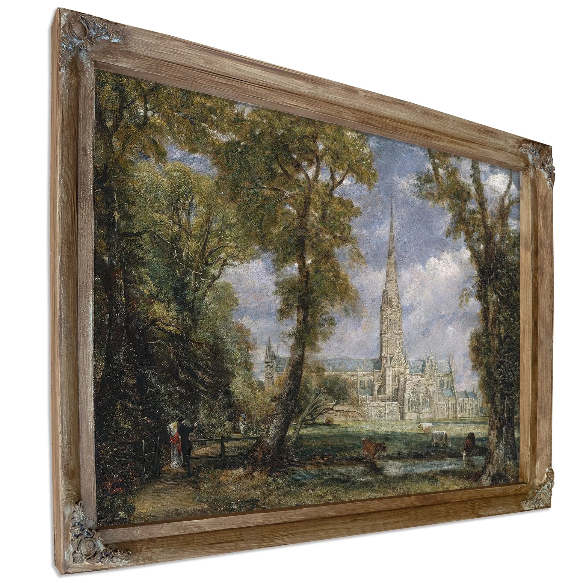 Salisbury Cathedral From The Bishops Garden John Constablescaled Down Upload Tmp By John Constable Fine Art Print