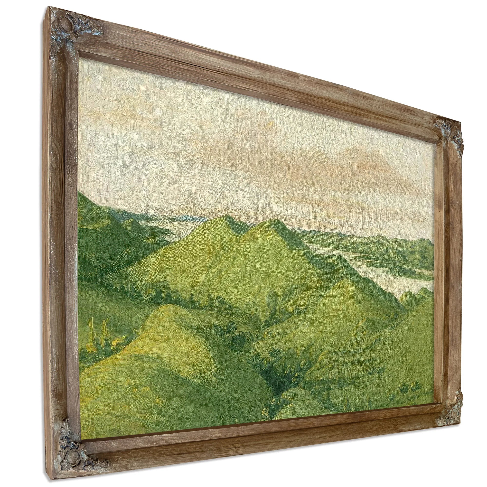 Beautiful Grassy Bluffs, 110 Miles Above St. Louis By George Catlin Fine Art Print