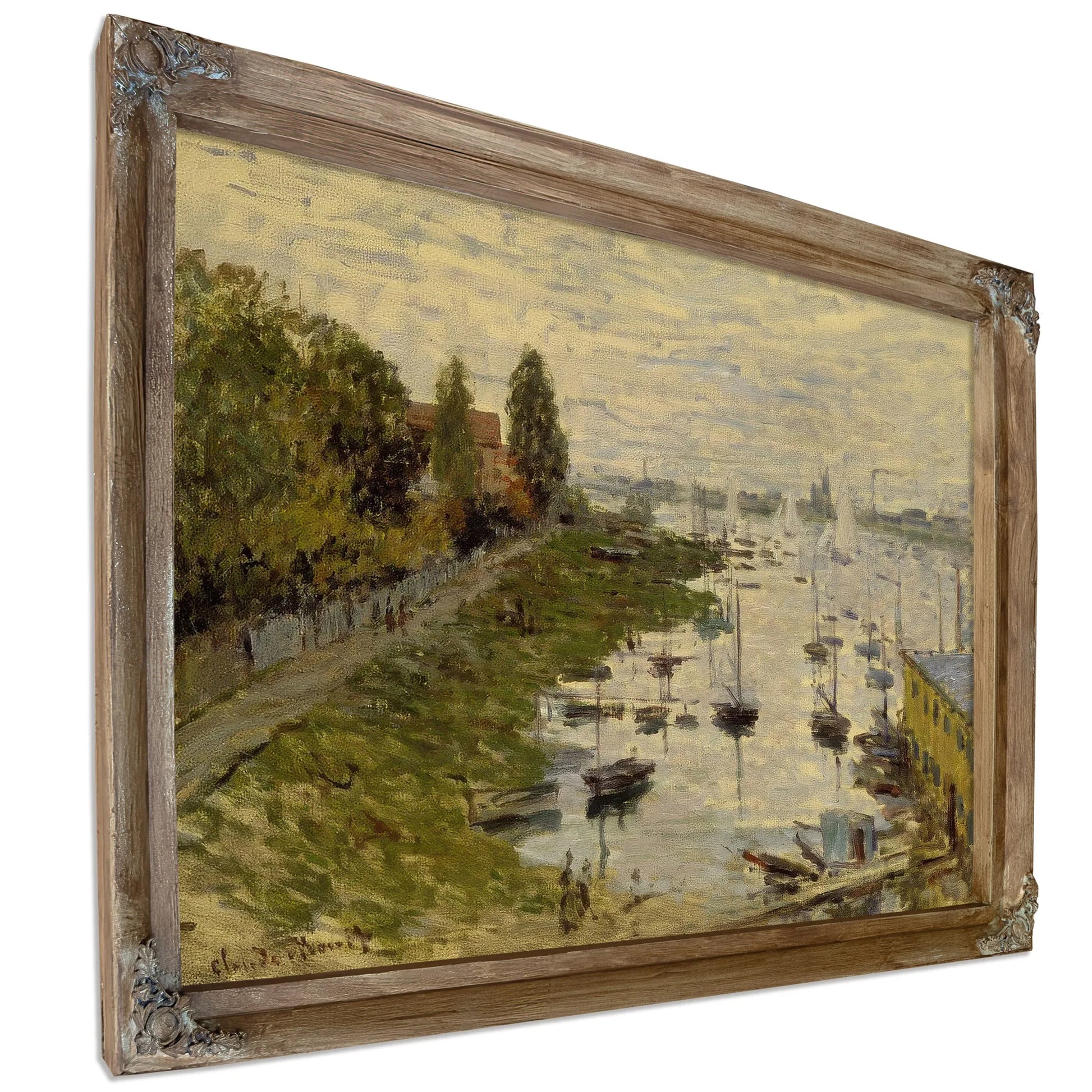 The Port Of Argenteuil (Le Bassin De Argenteuil) By Claude Monet Fine Art Print