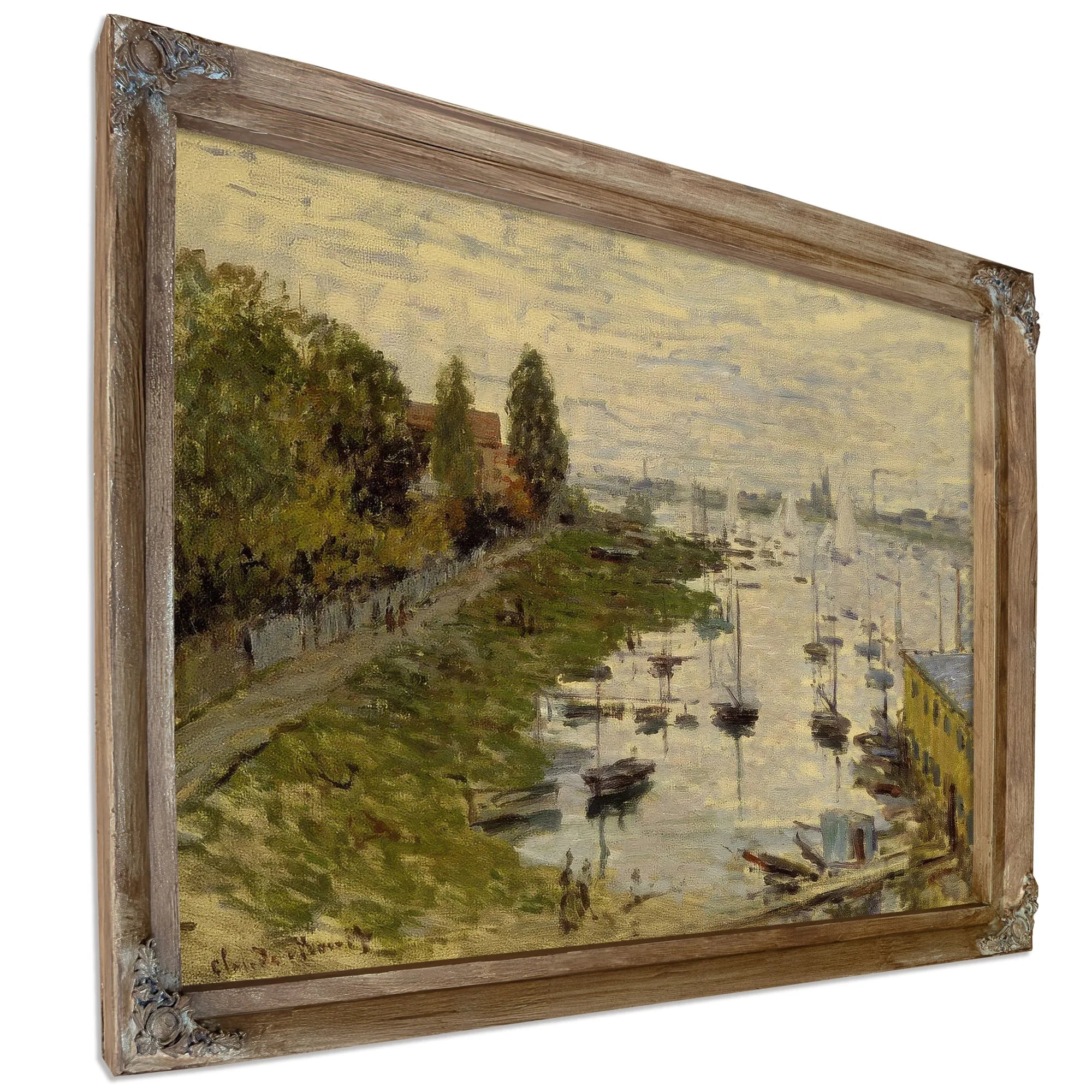The Port Of Argenteuil (Le Bassin De Argenteuil) By Claude Monet Fine Art Print