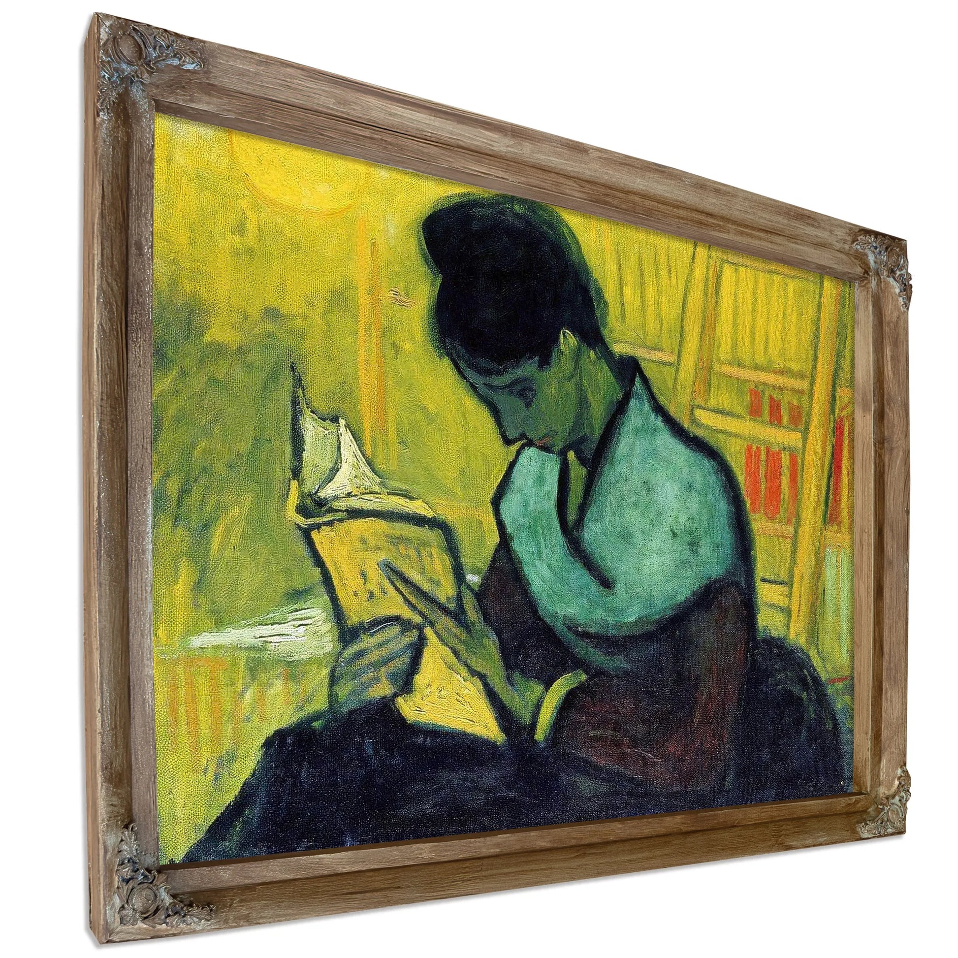 A Novel Reader By Vincent Van Gogh Fine Art Print