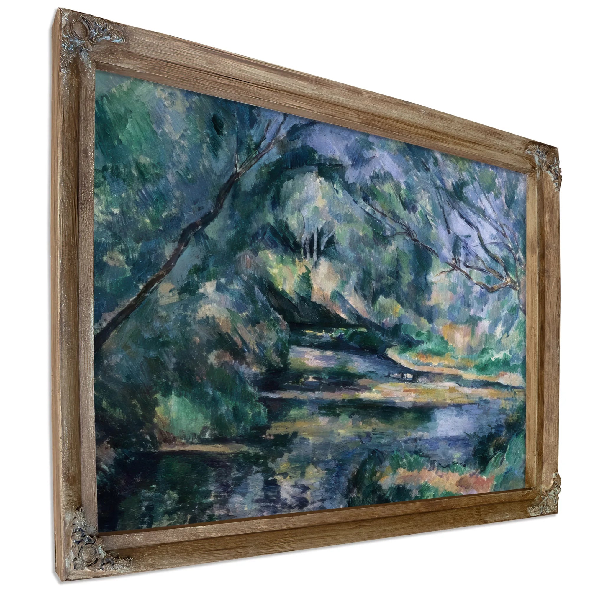 The Brook By Paul Cezanne Fine Art Print