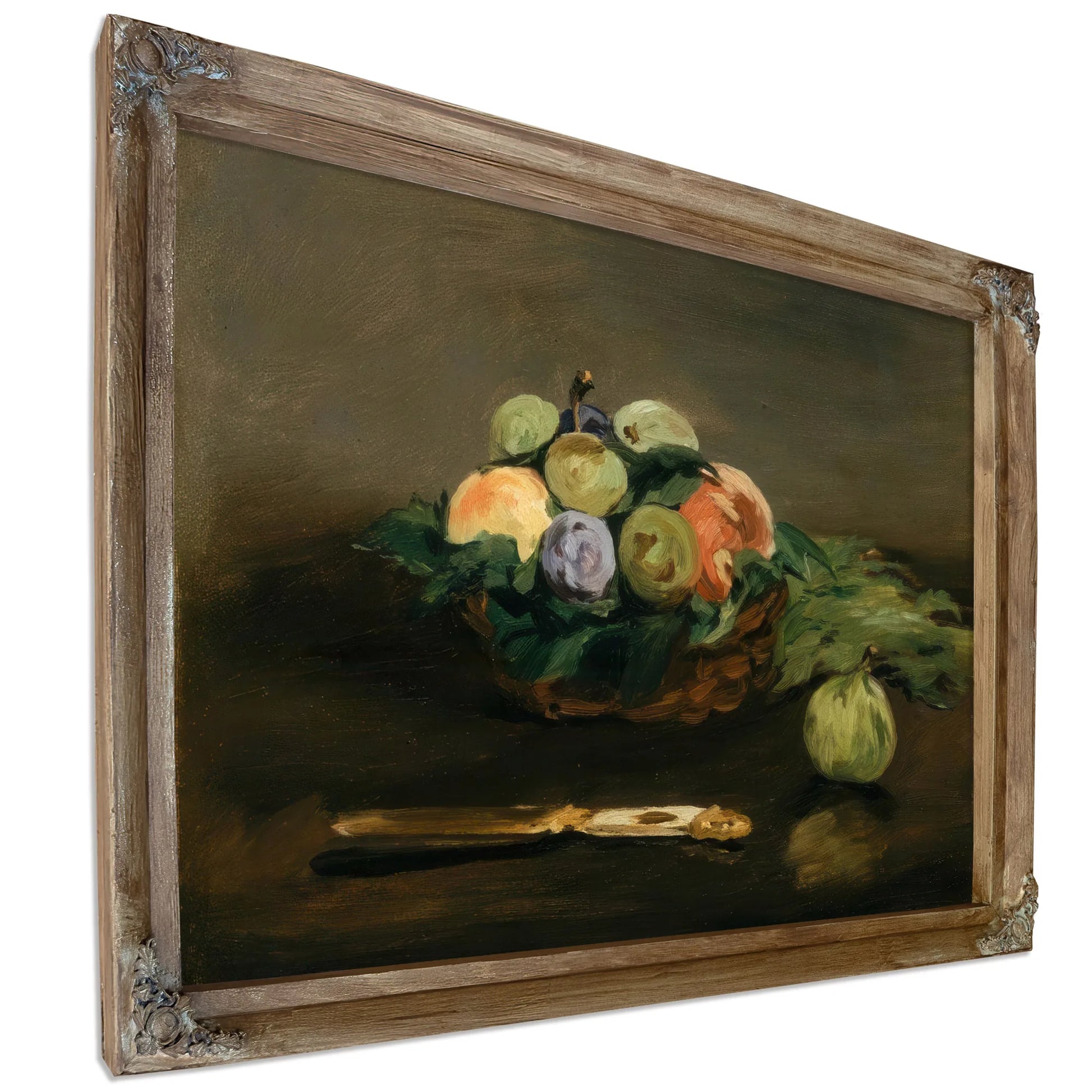 Basket Of Fruit By Edouard Manet Fine Art Print