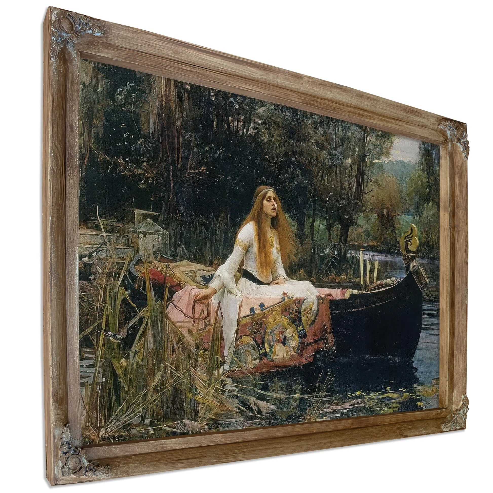 Lady Of Shalott By John William Waterhouse Fine Art Print
