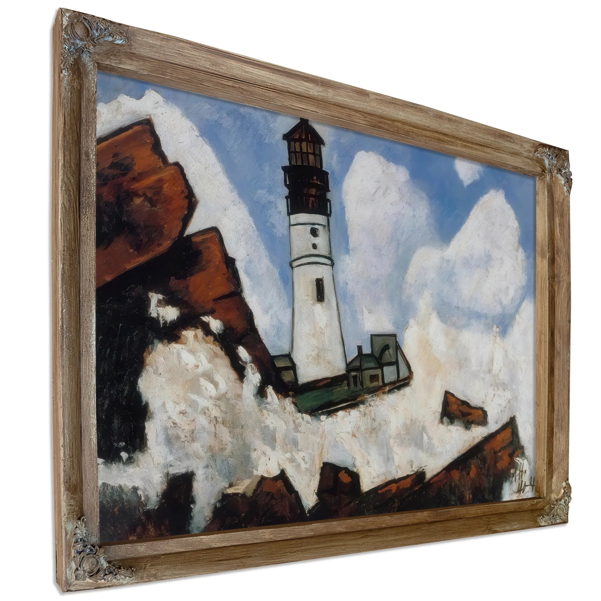The Lighthouse By Marsden Hartley Fine Art Print