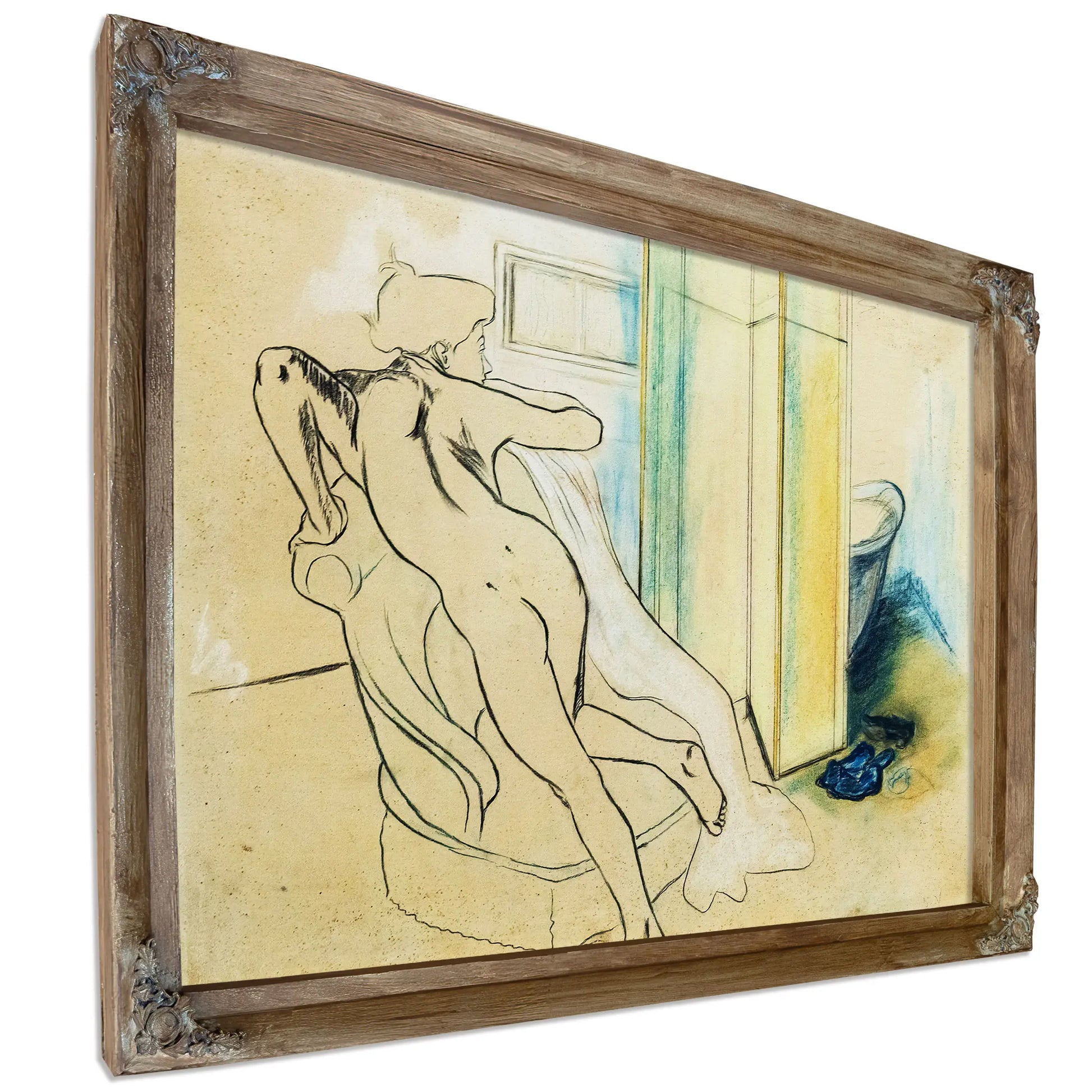 Jeune Fille Nue Appuyee Sur Un Fauteuil 1908 by Suzanne Valadon