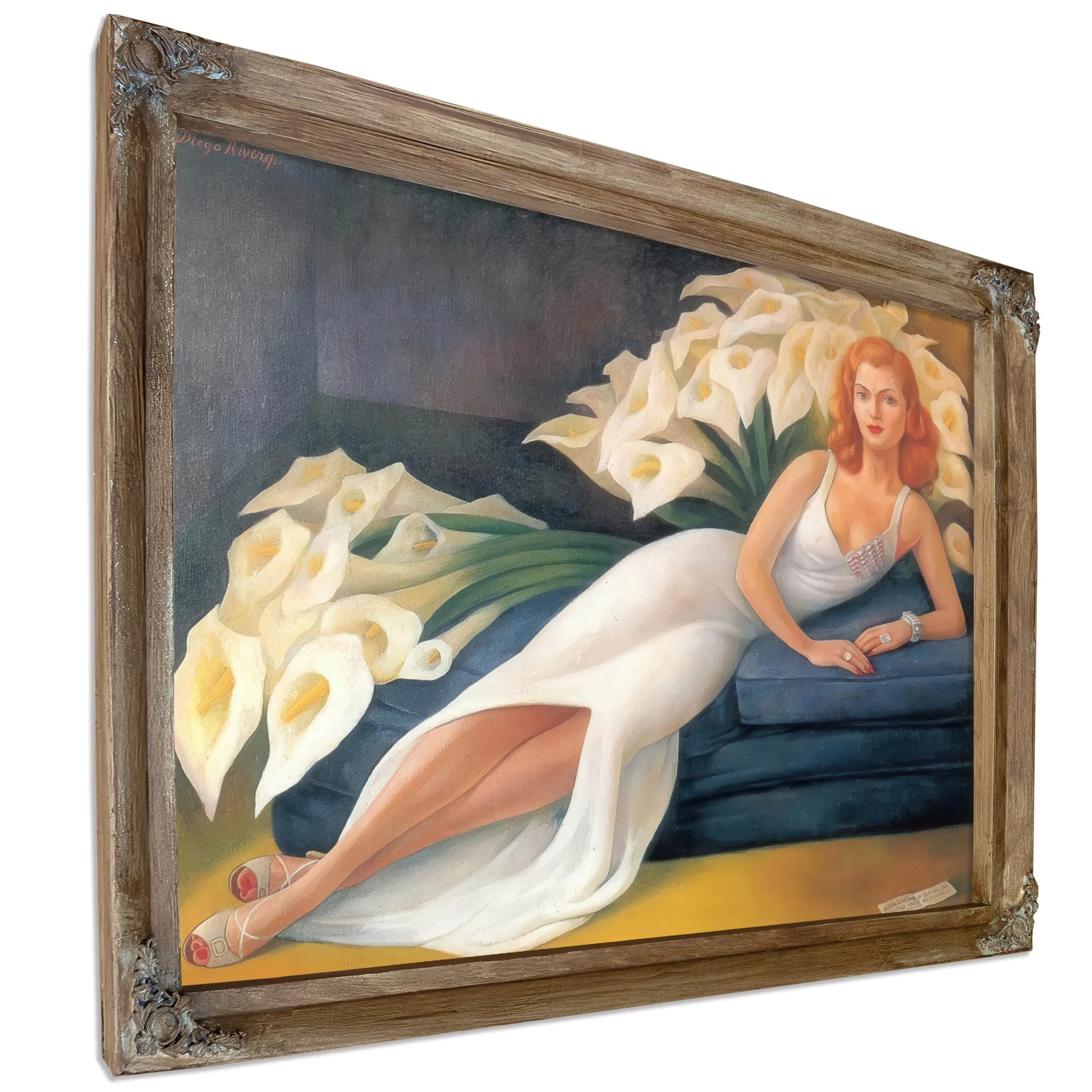 Portrait Of Cuca Bustamante By Diego Rivera Fine Art Print