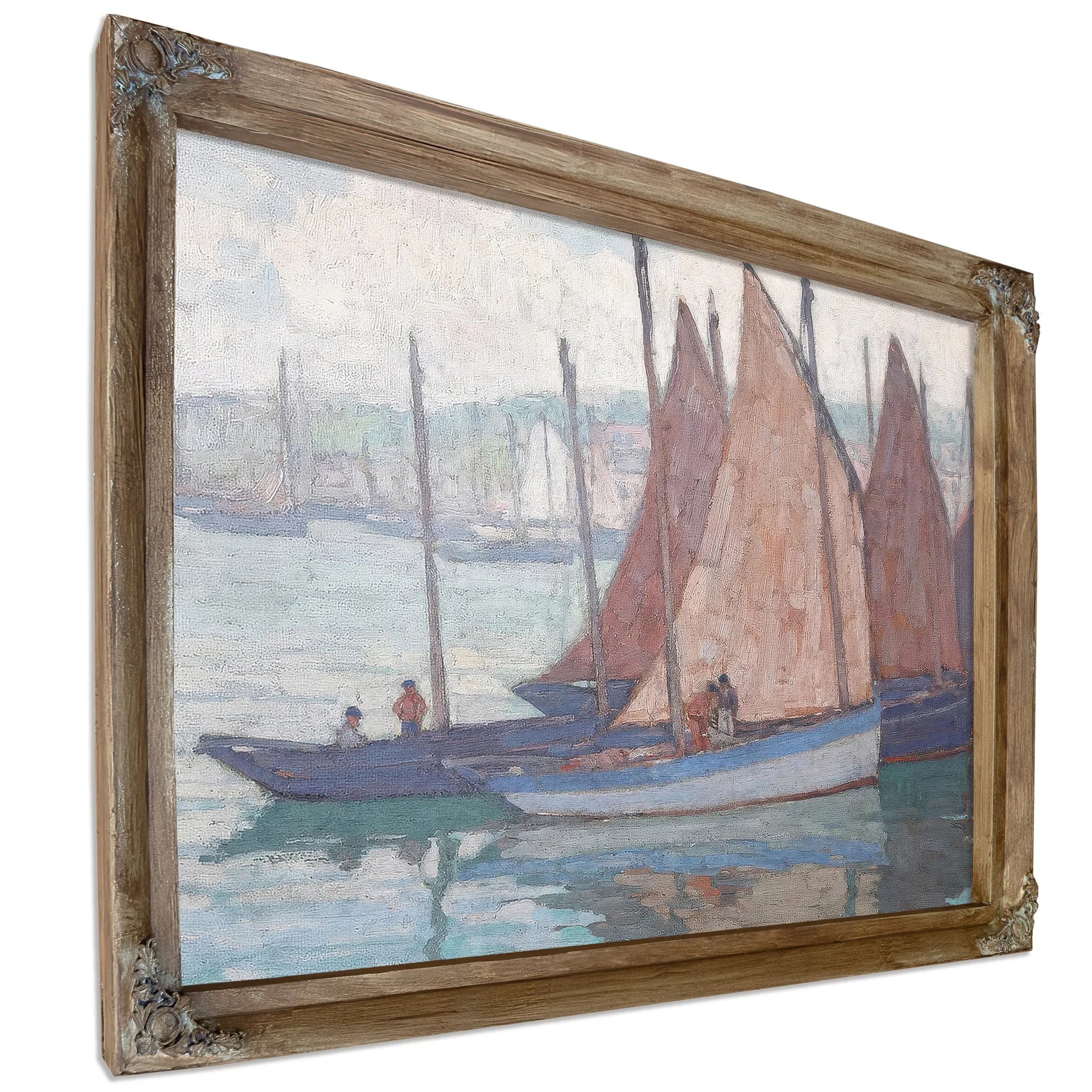 Sardine Boats (Gray Day) By Edgar Payne Fine Art Print