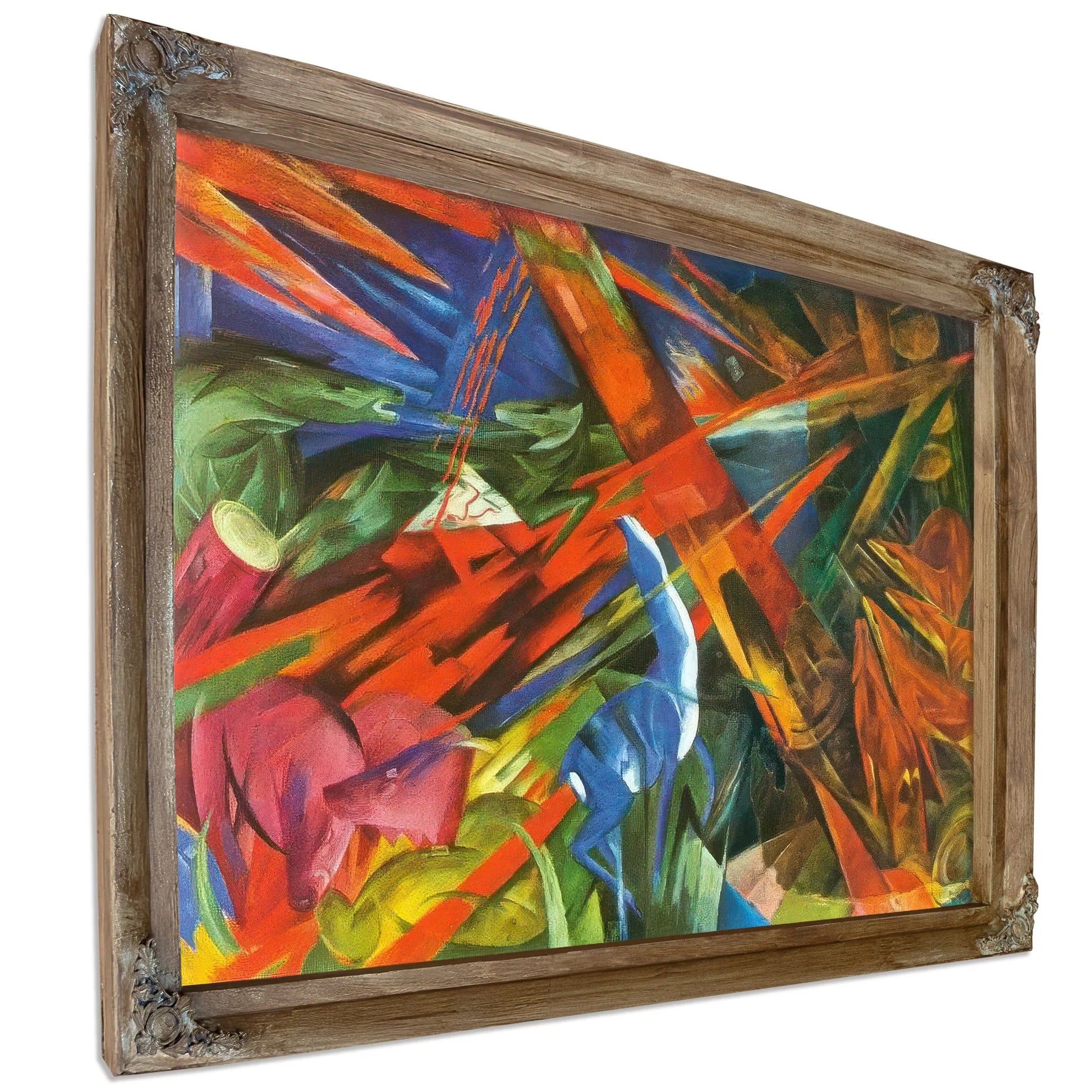 Animal Fates (The Trees Show Their Rings) By Franz Marc Fine Art Print
