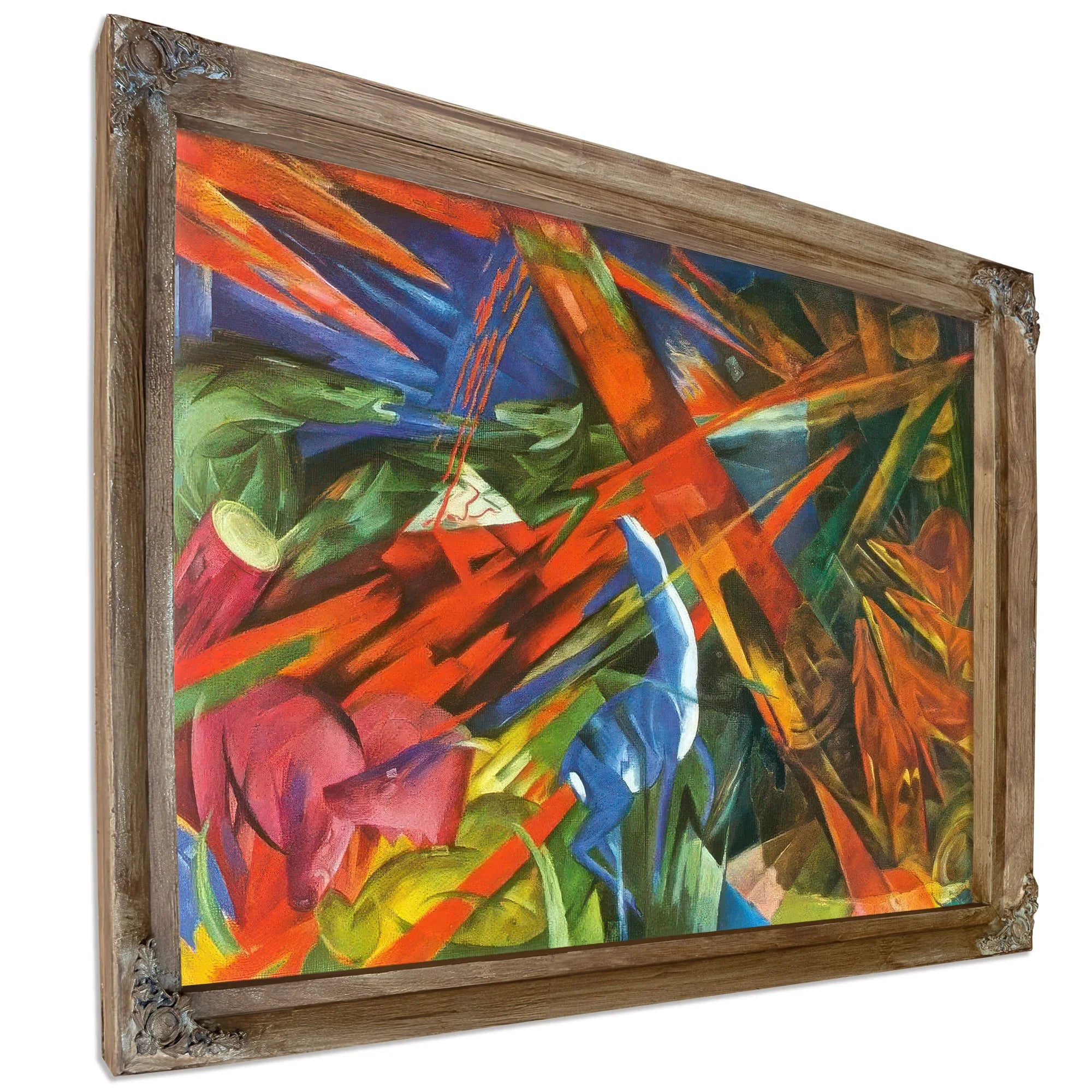 Animal Fates (The Trees Show Their Rings) By Franz Marc Fine Art Print
