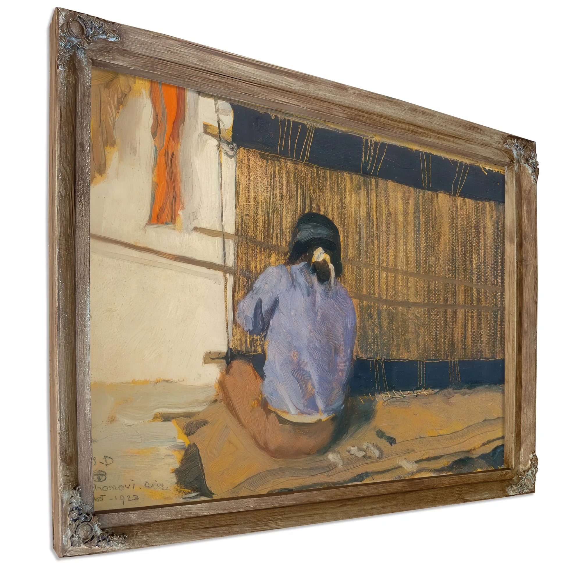 Hopi Weaver By Maynard Dixon Fine Art Print
