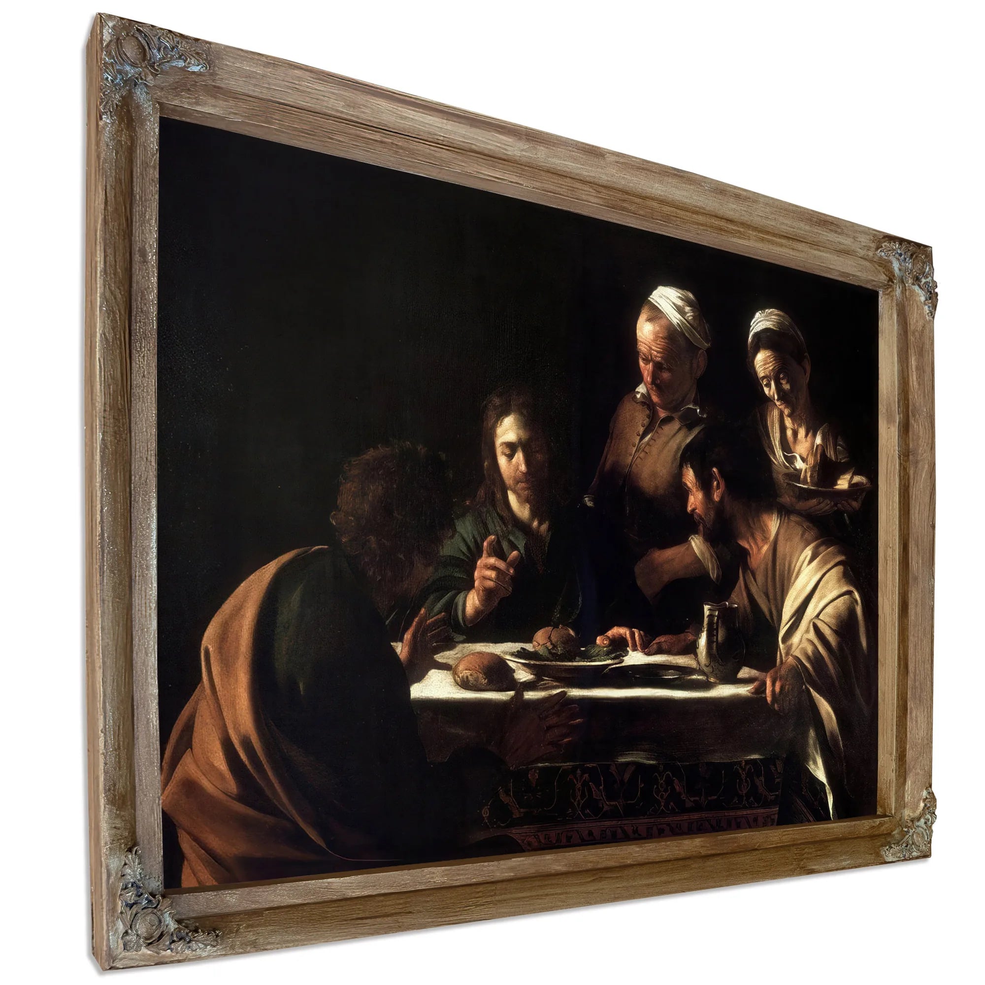 Supper At Emmaus By Caravaggio Fine Art Print
