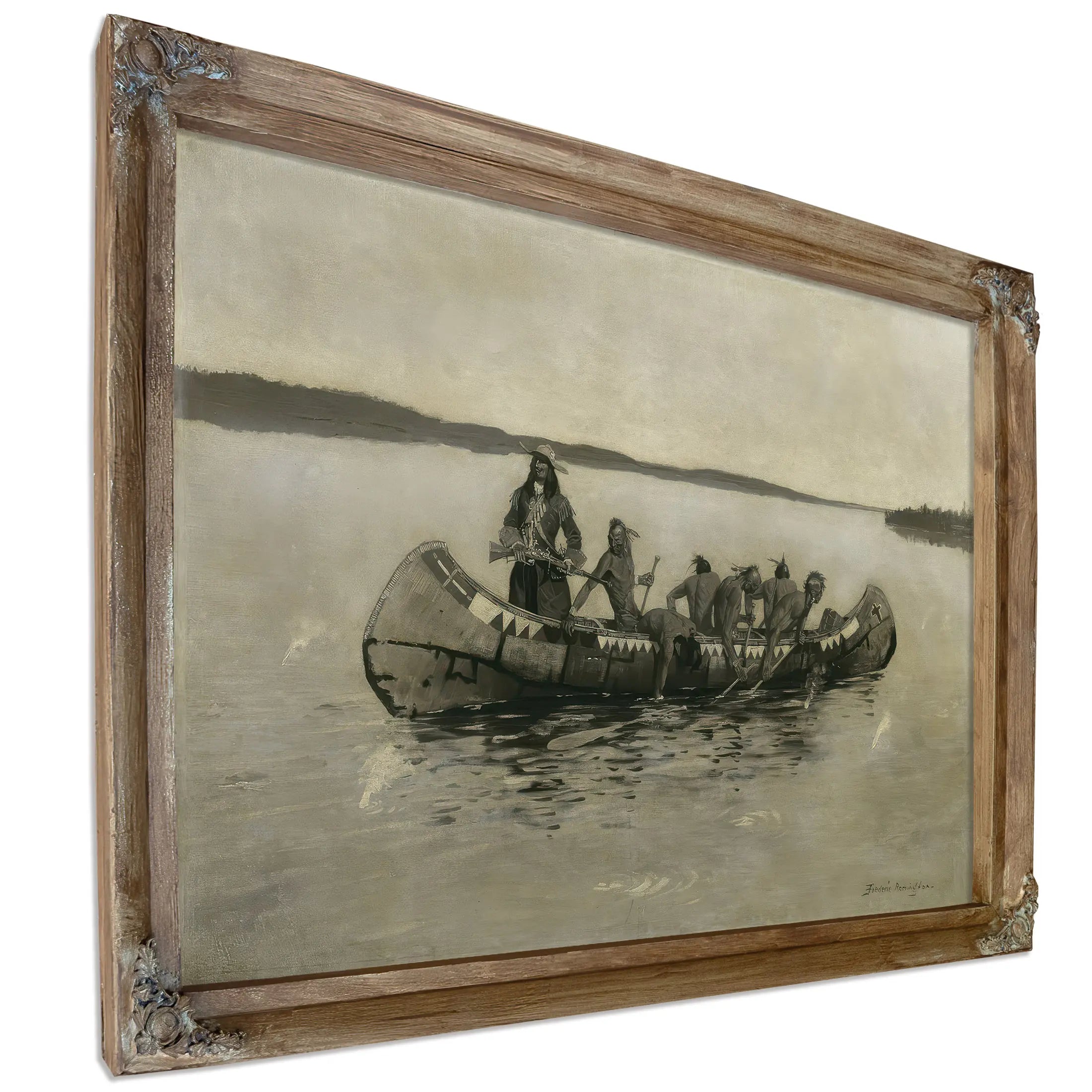This Was A Fatal Embarkation by Frederic Remington
