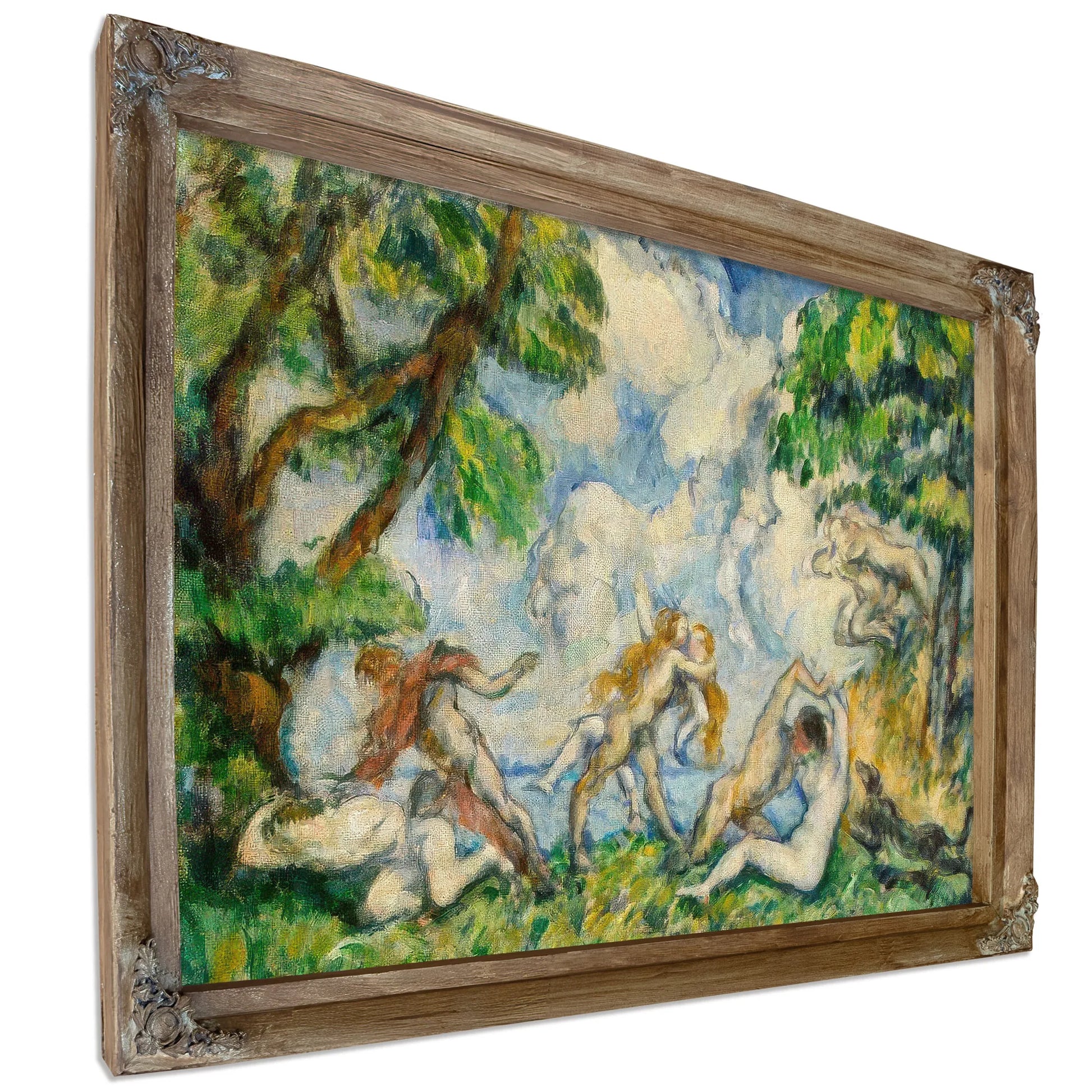 The Battle Of Love By Paul Cezanne Fine Art Print