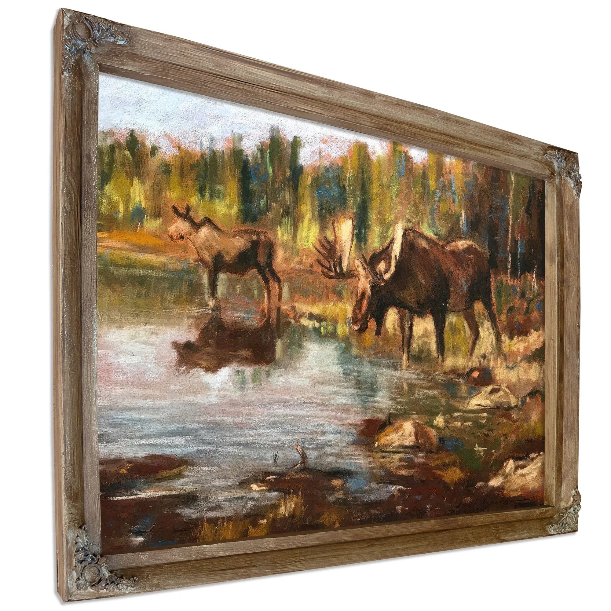 Feeding Time By Carl Rungius Fine Art Print