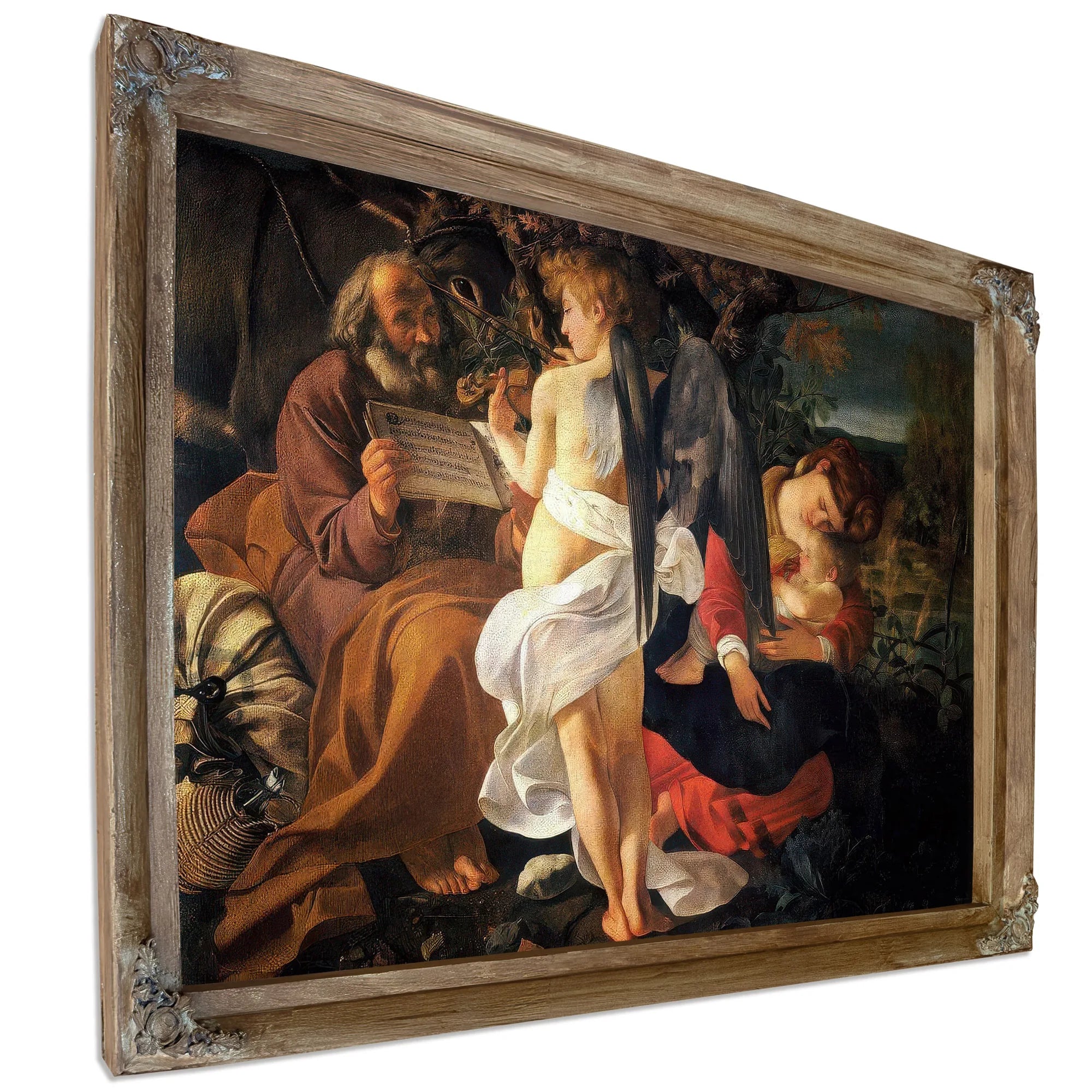 Rest On The Flight To Egypt By Caravaggio Fine Art Print