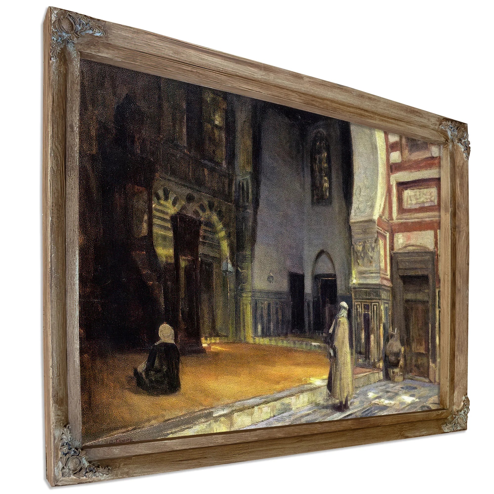 Interior Of A Mosque, Cairo By Henry Ossawa Tanner Fine Art Print