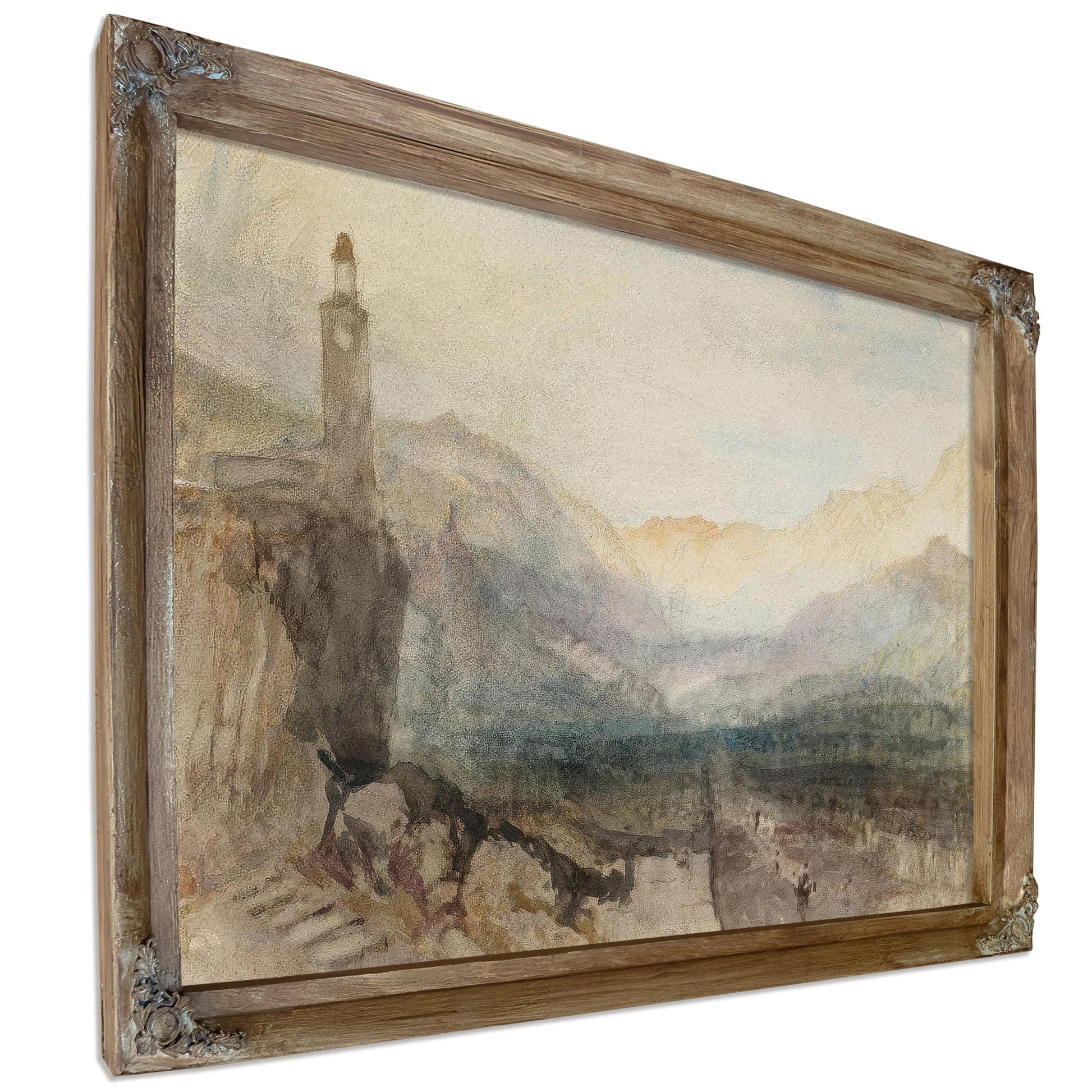 The Pass Of The Splugen Sample Study By Joseph Mallord William Turner Fine Art Print