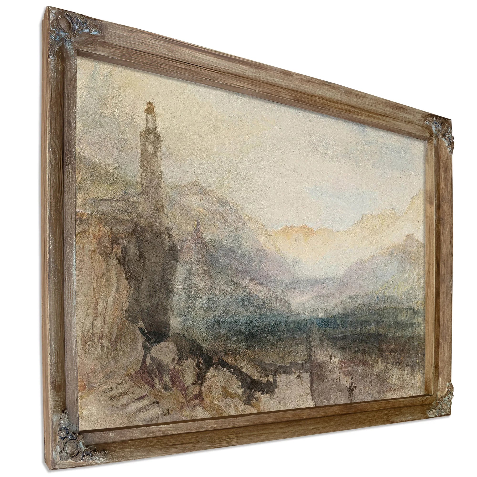 The Pass Of The Splugen Sample Study By Joseph Mallord William Turner Fine Art Print
