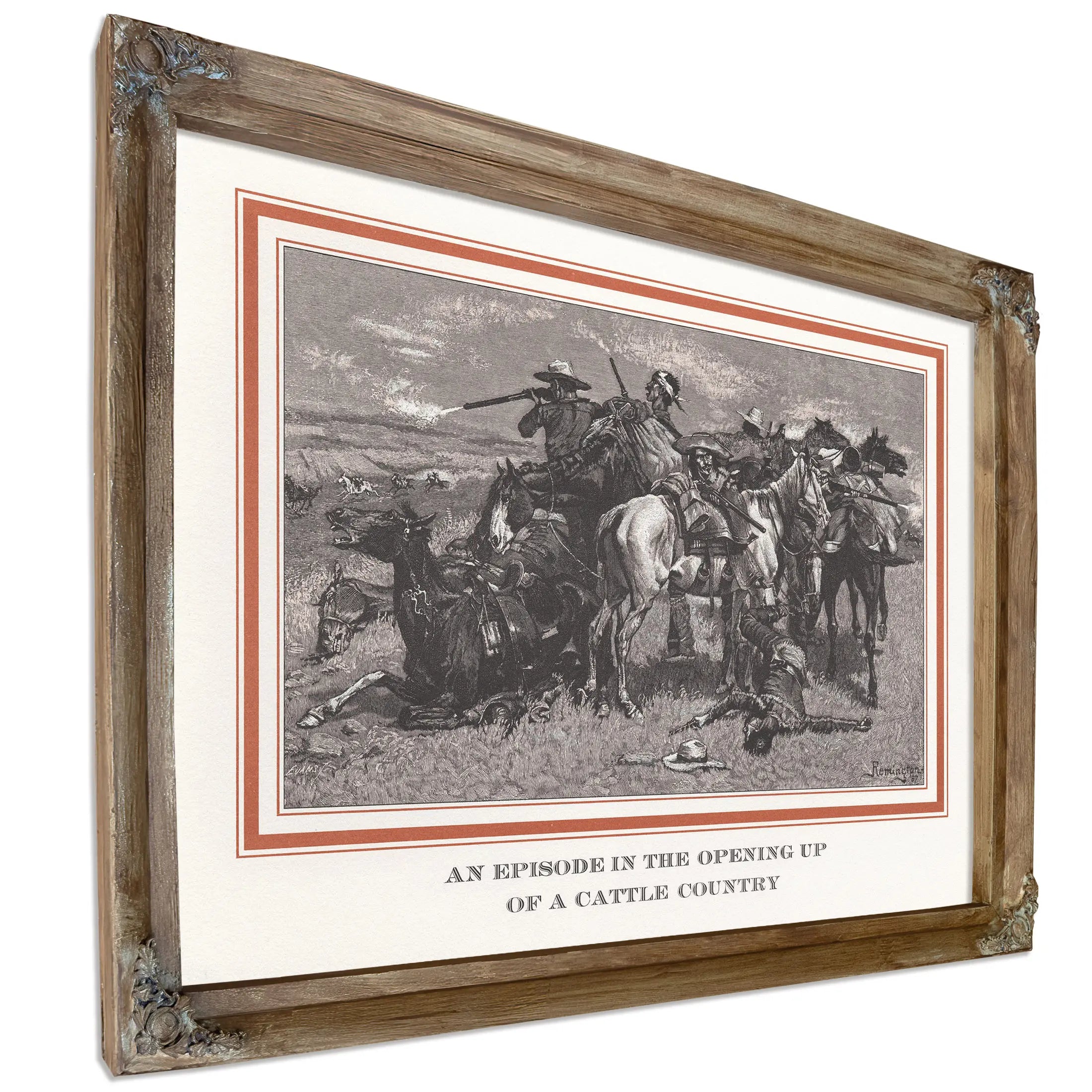 An Episode In The Opening Up Of A Cattle Country by Frederic Remington
