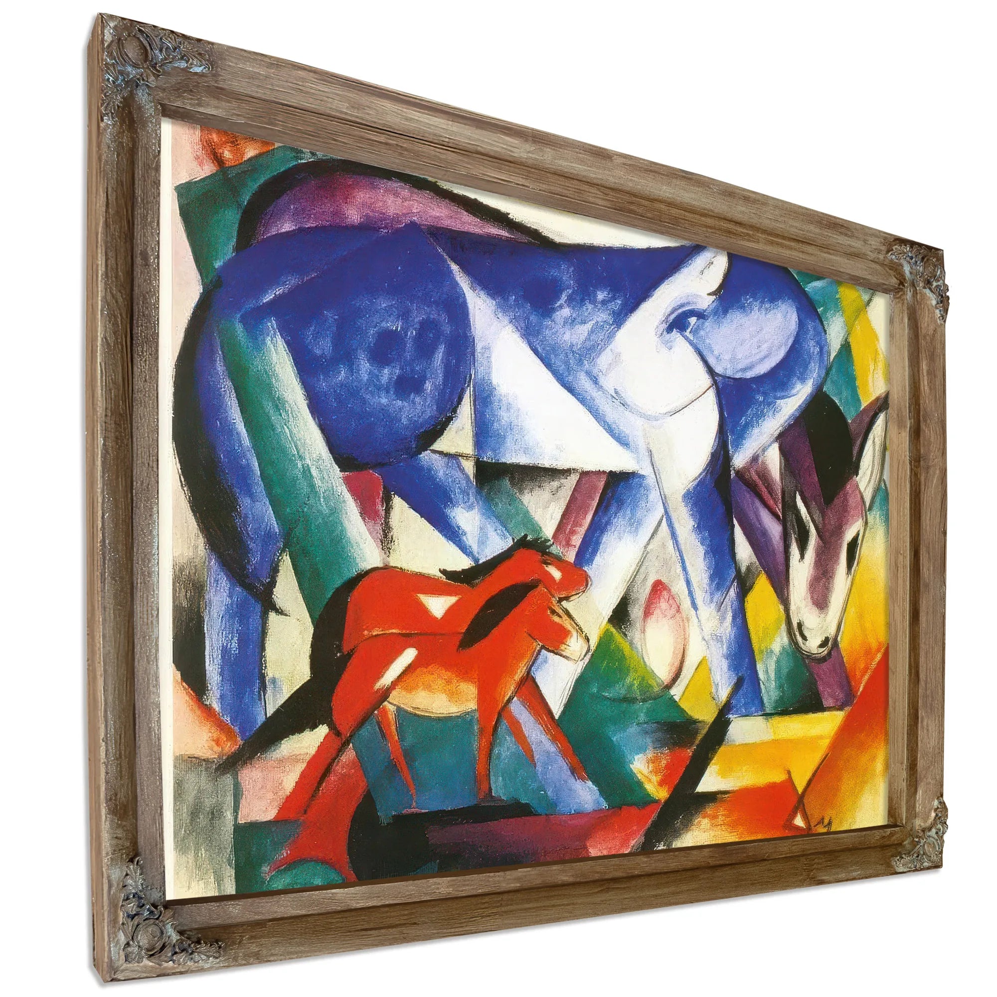 The First Animals By Franz Marc Fine Art Print