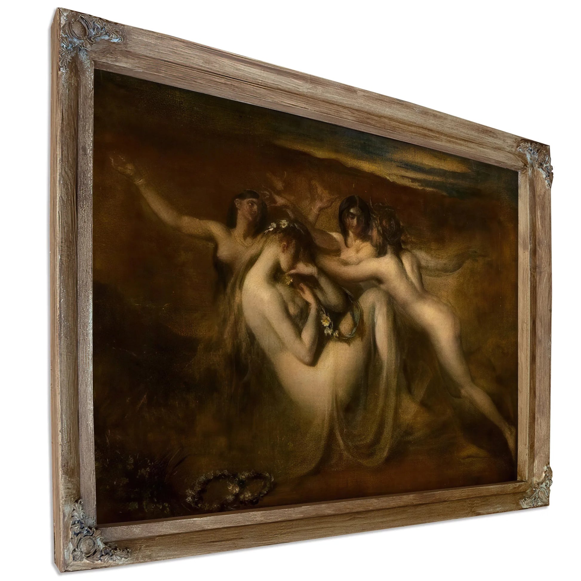Sabrina And Her Nymphs By William Etty Fine Art Print
